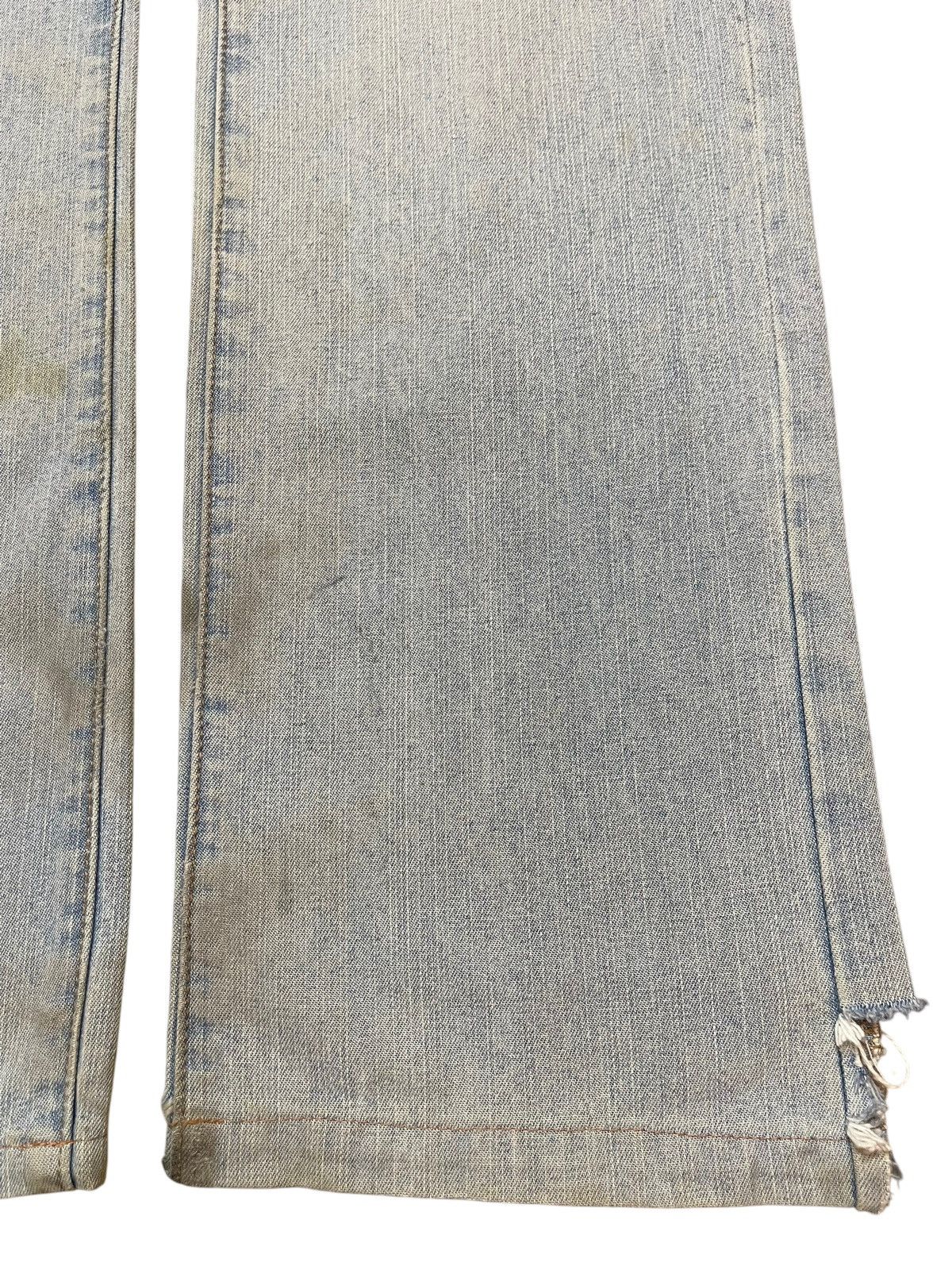 In The Attic Vintage Japanese Brand Mud Faded Wash Style Loose Jeans Size US 32 / EU 48 - 8 Thumbnail