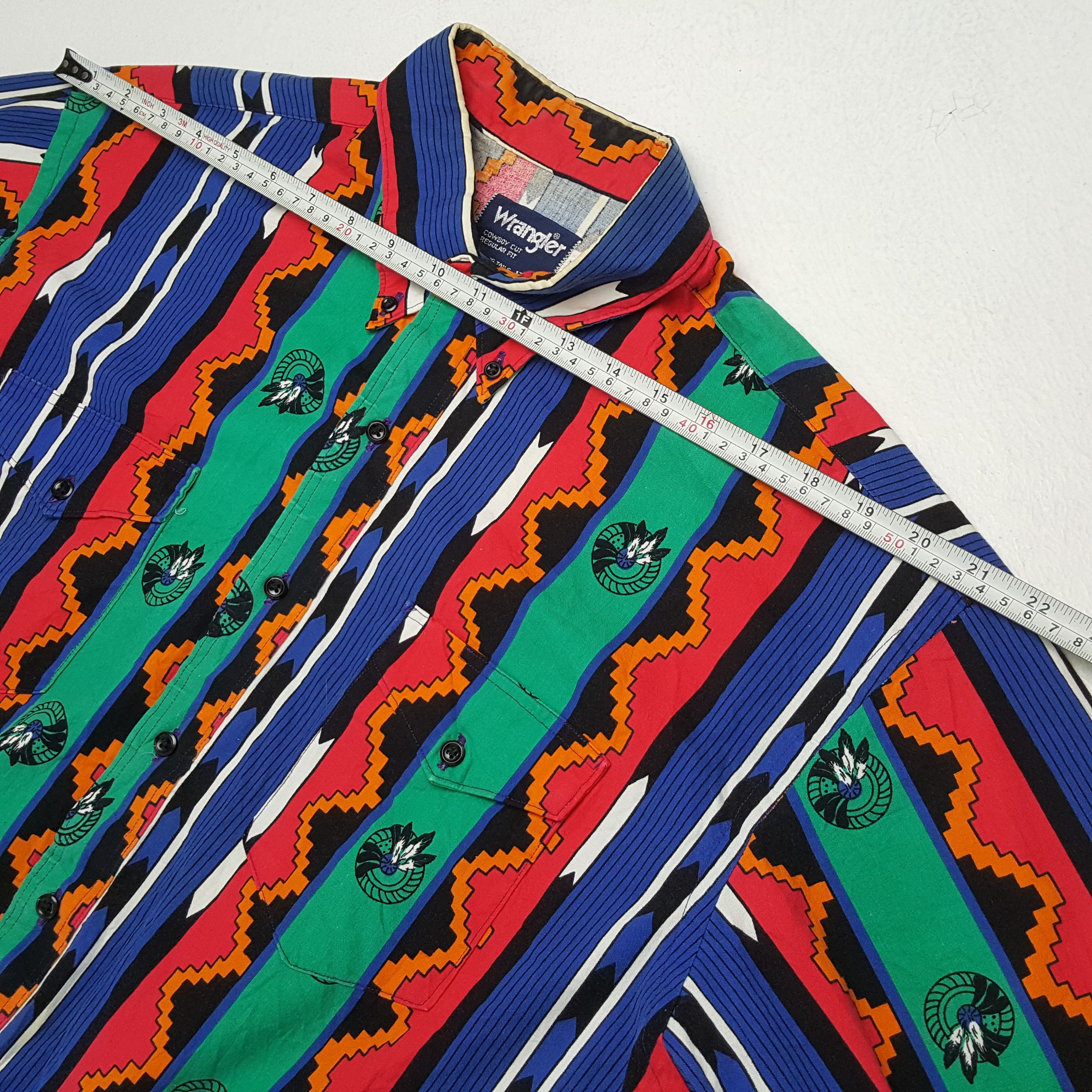 Vintage × Wrangler Vintage WRANGLER American Classic Multicolour Style Shirts Size US XL / EU 56 / 4 - 4 Thumbnail