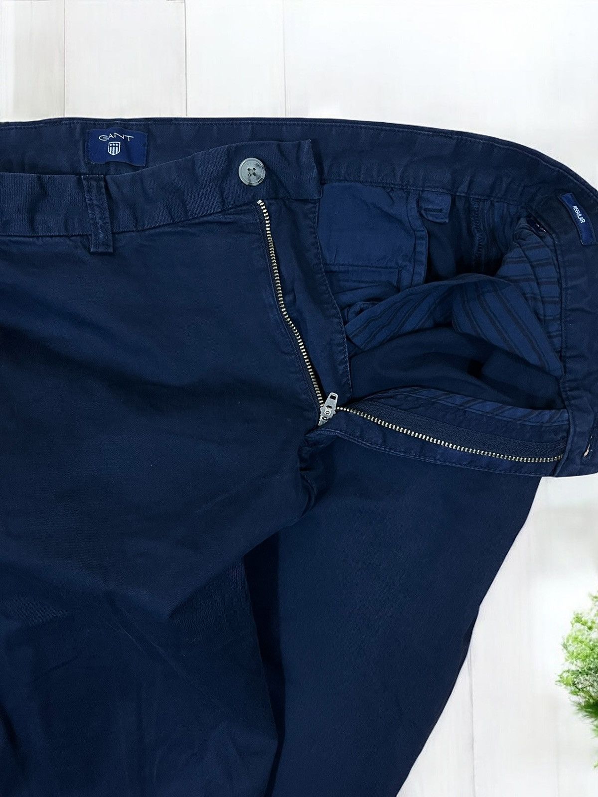 Gant GANT Navy Chino Trousers size W34 L34 Size US 34 / EU 50 - 5 Thumbnail