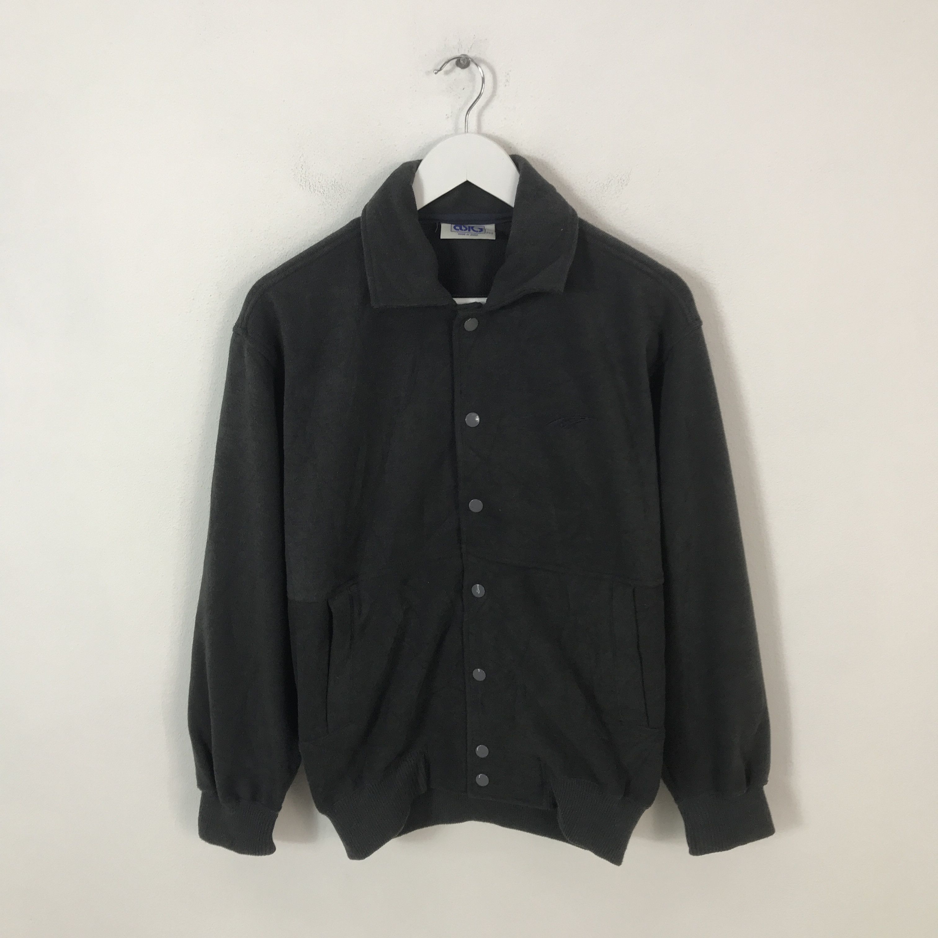 Asics Vintage asics Snap Button jacket K50B25 Size US L / EU 52-54 / 3 - 1 Thumbnail