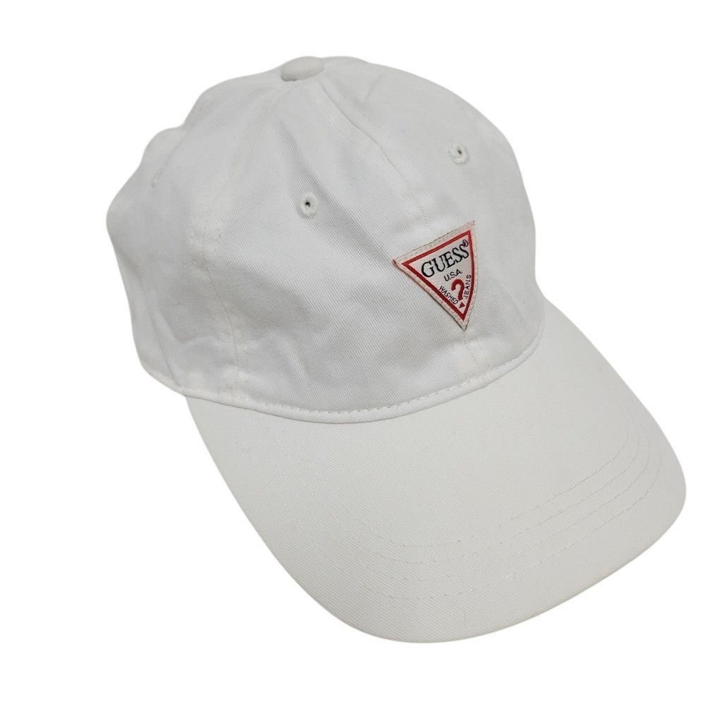Guess GUESS Women's Basketball Hat White 100% Cotton Size ONE SIZE - 2 Thumbnail