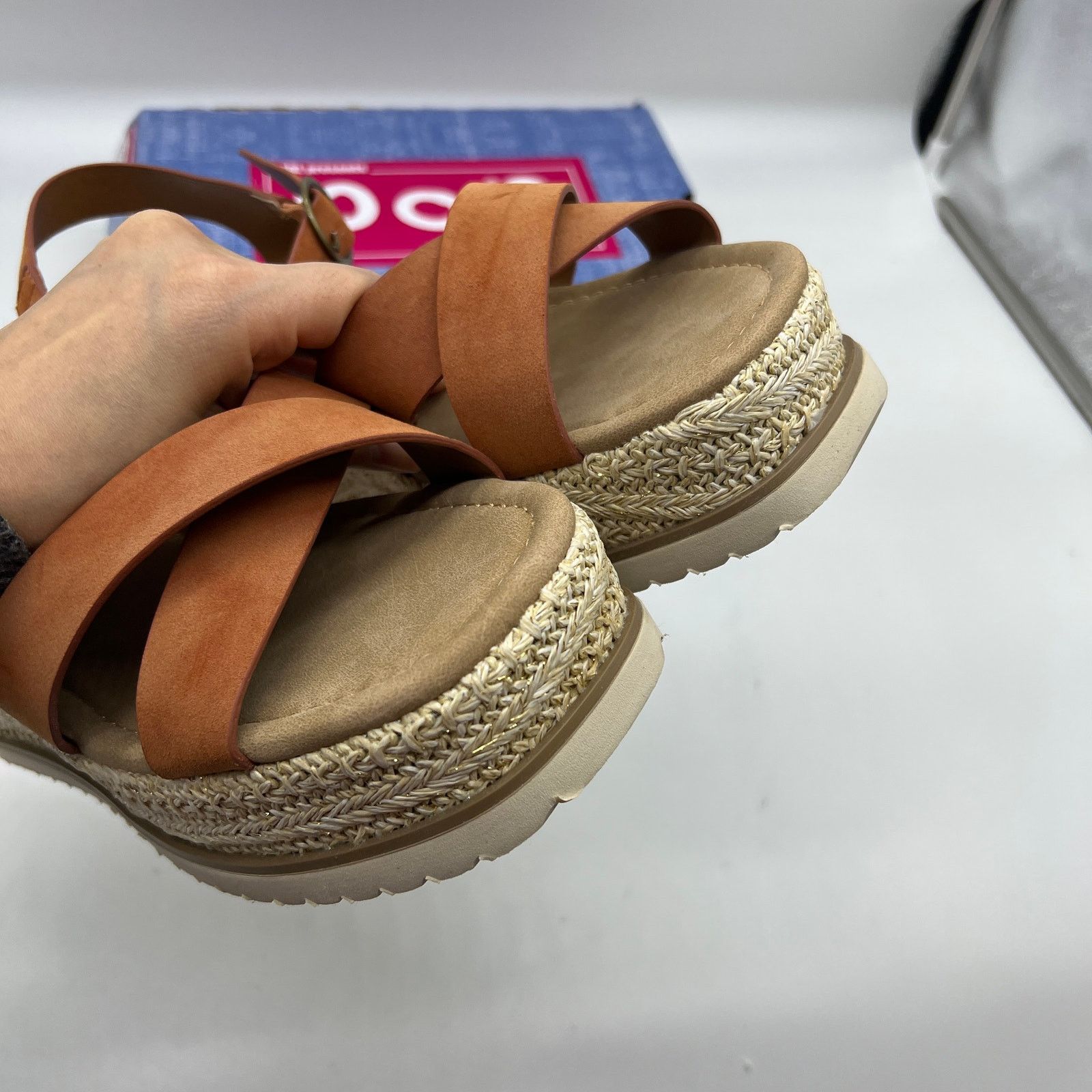 Other Pop Cicci Women Shoes Ankle Strap Casual Wedge Sandle Size US 11 / IT 41 - 8 Thumbnail