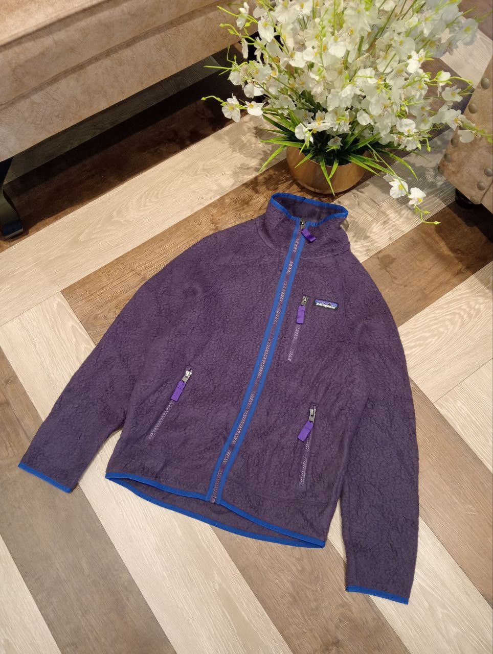 Patagonia PATAGONIA MEN'S PITON PURPLE RETRO PILE JACKET - REGULAR FIT Size US XXS / EU 40 - 2 Thumbnail