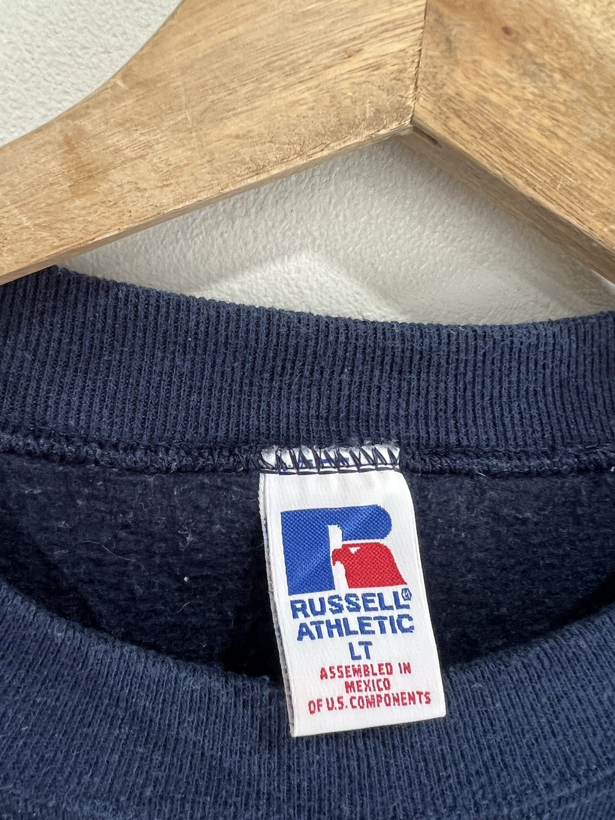 Russell Athletic Vintage Russell Athletic Blank Sweater Sweatshirt LT Size US L / EU 52-54 / 3 - 3 Thumbnail