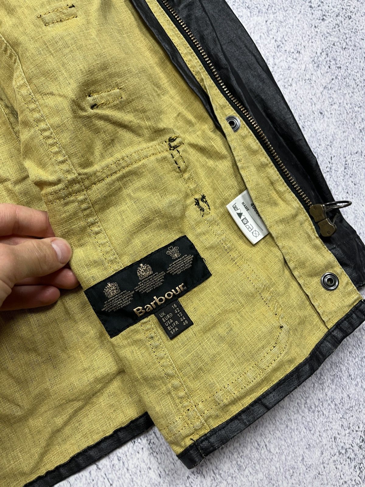 Barbour Vintage Barbour International Duralinen Women’s Jacket Rare Size XL / US 12-14 / IT 48-50 - 9 Thumbnail