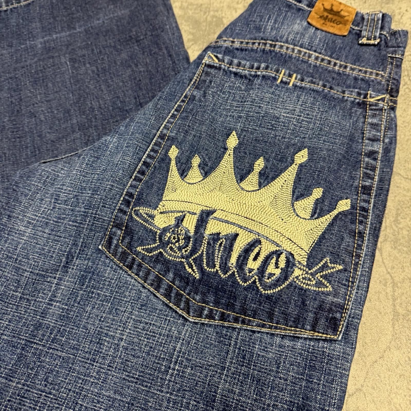 JNCO Y2K JNCO Crown Jeans -- 29 x 30 -- Size US 29 - 7 Thumbnail