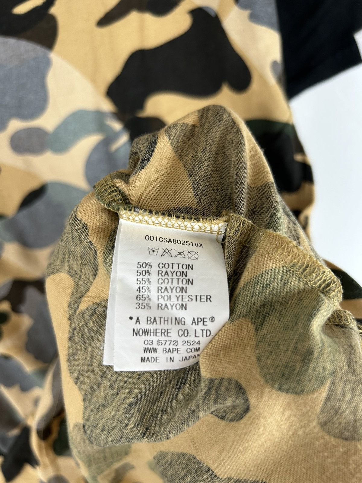 Bape Bape 1st Camo Head Logo Print T-Shirt Size US M / EU 48-50 / 2 - 8 Thumbnail