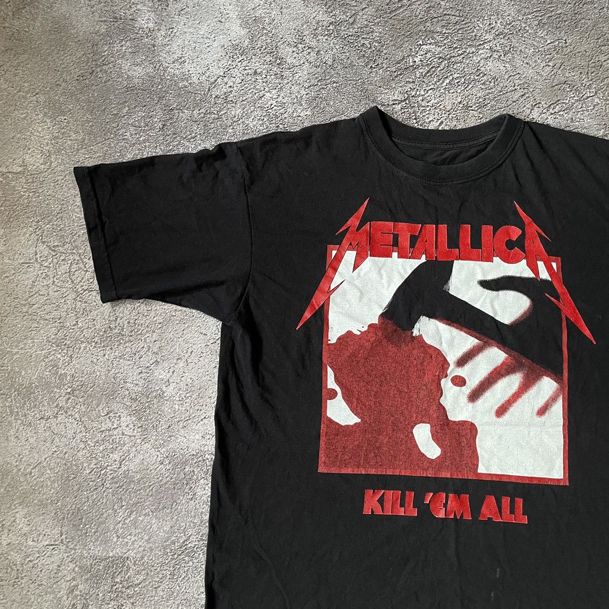 Vintage Vintage 2000s Metallica Band Graphic Tee Black Oversized L Size US L / EU 52-54 / 3 - 4 Thumbnail