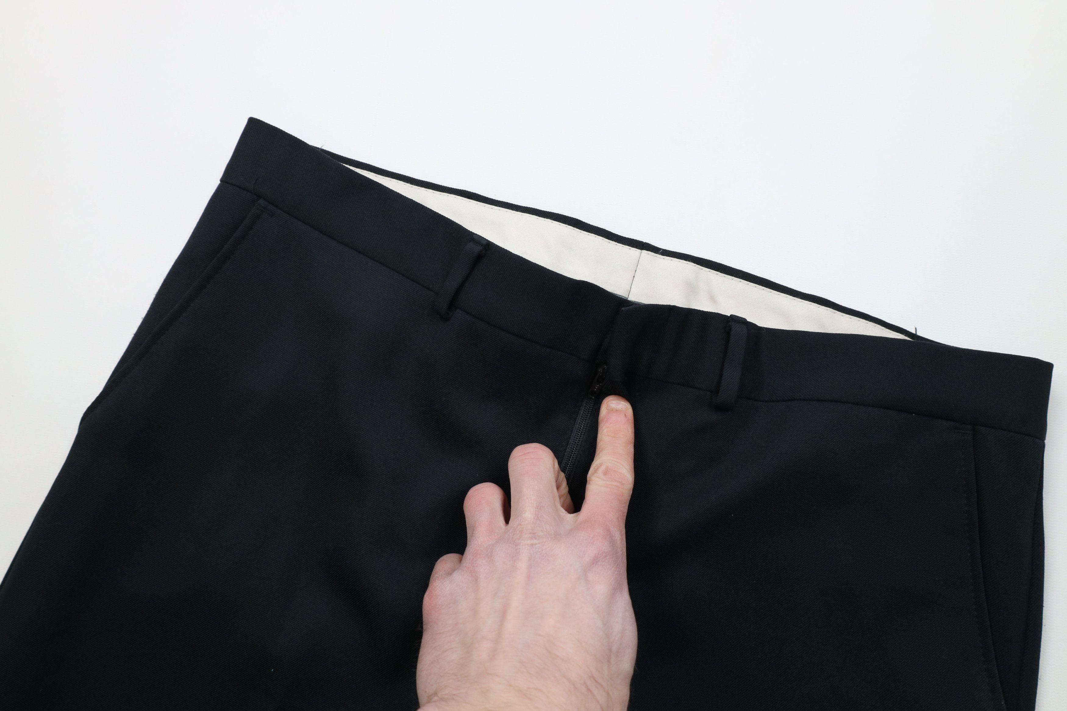 Vintage Vintage 70s Streetwear Flared Wide Leg Chino Pants Black USA Size US 36 / EU 52 - 7 Thumbnail
