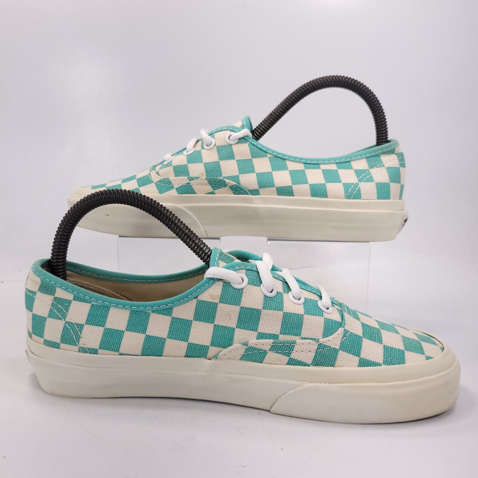 Vans Vans Off the Wall Shoe Women Size 7.5 Mens 6 T375 Blue White Size US 7.5 / IT 37.5 - 6 Thumbnail