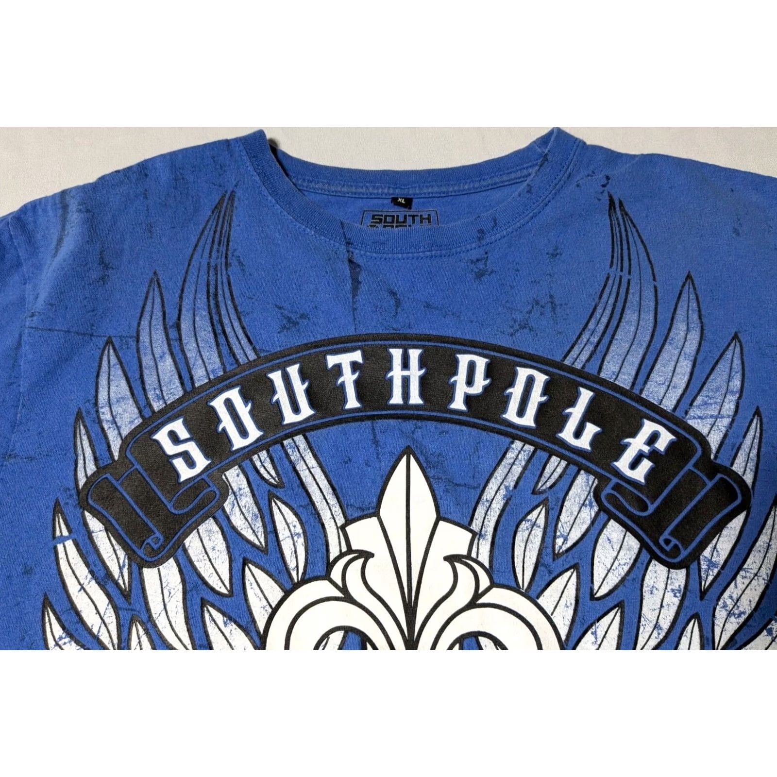 Southpole Southpole T-Shirt Men XL Blue FADED Graphic Ride for Life Truth and Liberty Size US XL / EU 56 / 4 - 3 Thumbnail