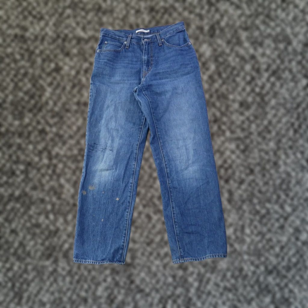 Levi's VINTAGE Levi's Jeans Women 29 Blue Denim High Rise 5-Pocket Relaxed Straight Pants 90s Classic Size 29" - 1 Thumbnail