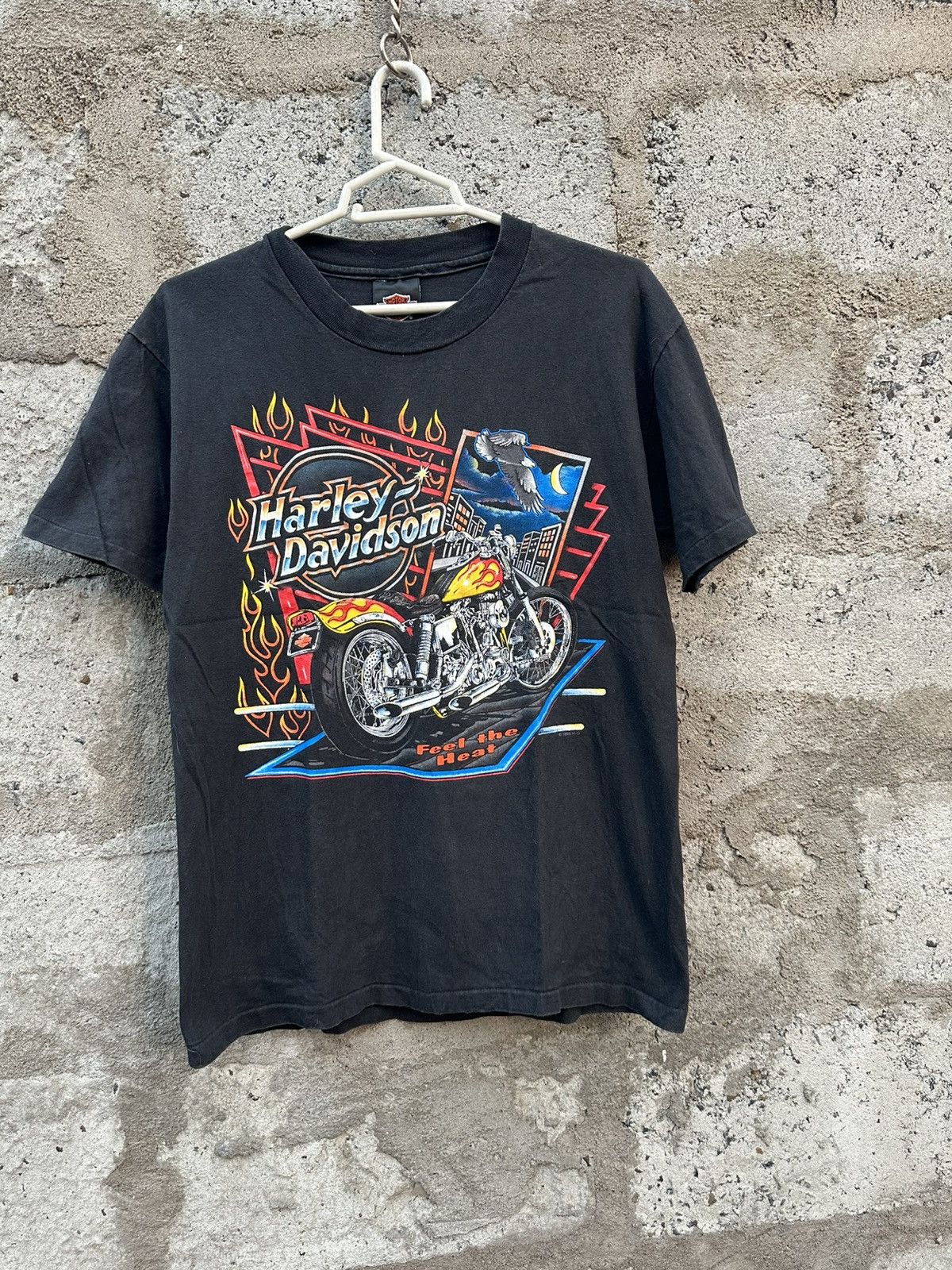 1995 vintage Harley Davidson Feel HD the heat T-shirt