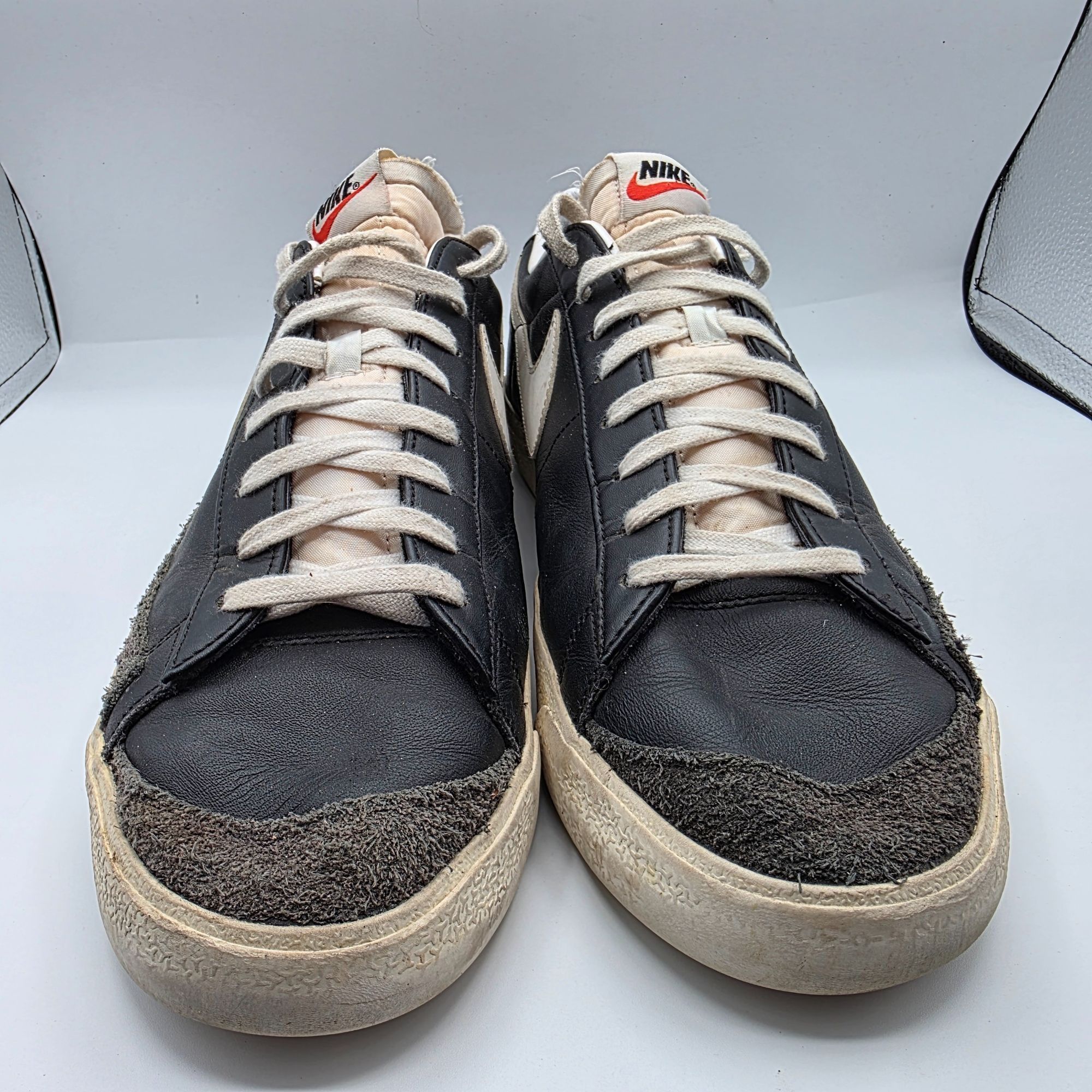 Nike Nike Blazer Low '77 Mens Size 14 Vintage Black White Sneaker Size US 14 / EU 47 - 2 Thumbnail