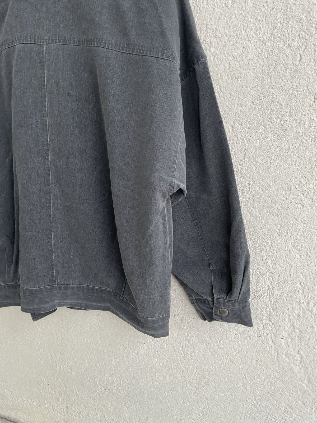 If Six Was Nine 2000s Coco Grey Asymmetrical Zip Jacket Biker Y2K LGB Under Size US XL / EU 56 / 4 - 8 Thumbnail