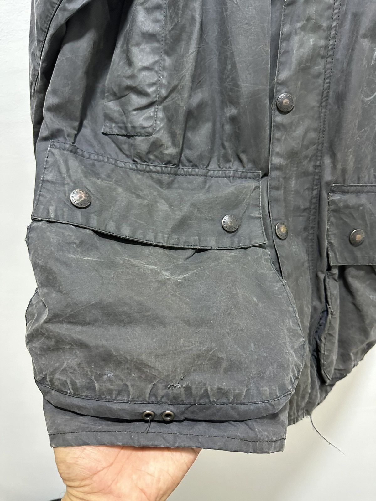 Barbour Barbour Border Waxed Jacket Hunting Design Distrested Size US M / EU 48-50 / 2 - 6 Thumbnail