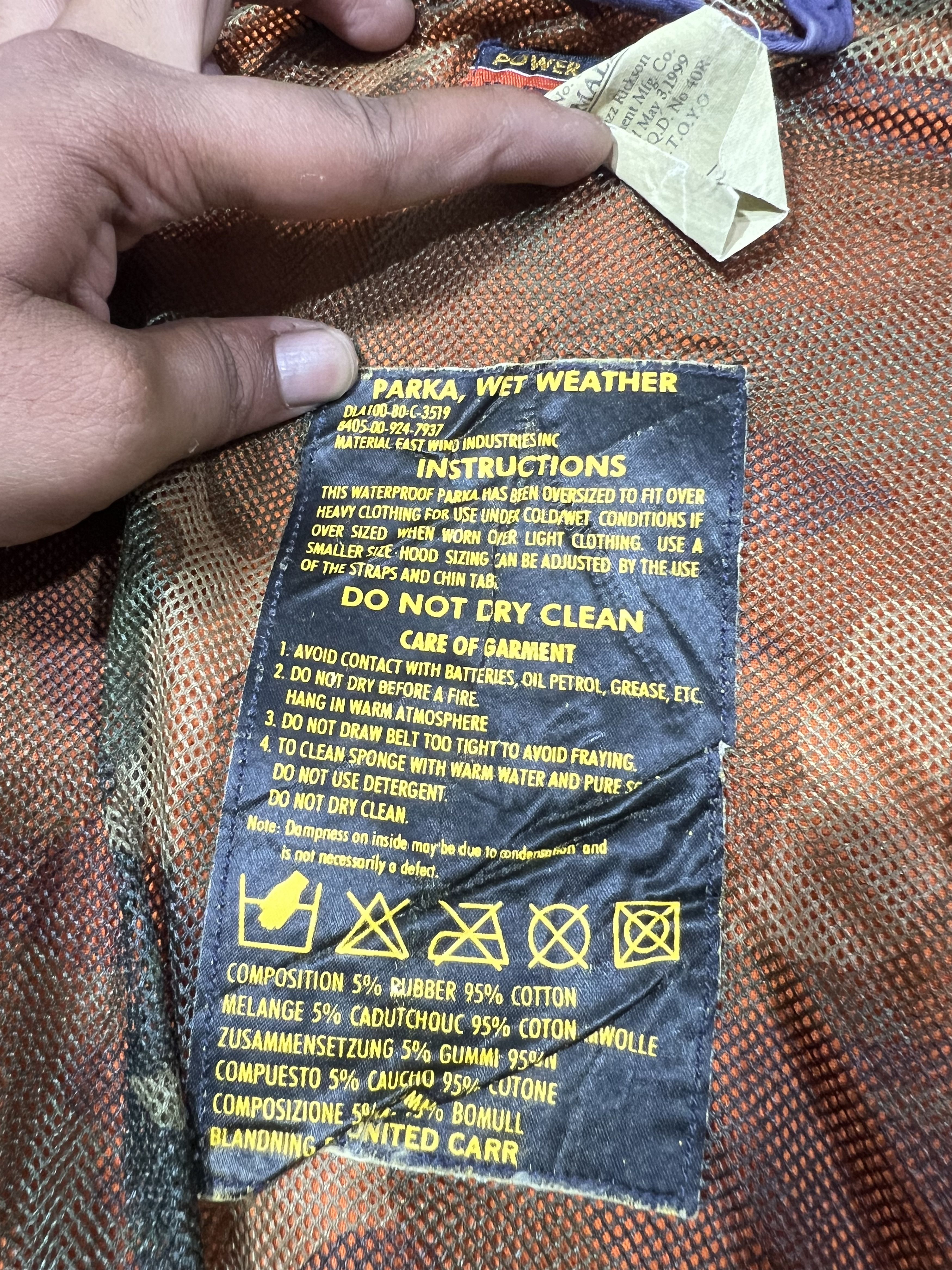 Buzz Rickson's 2000s Archival Buzz Rickson Tactical Military Hodded Ifsix Size US M / EU 48-50 / 2 - 10 Thumbnail