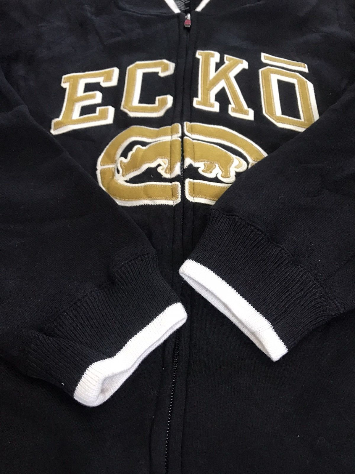 Designer × Ecko Unltd. × Japanese Brand Ecko unltd knit office patent jacket Size US L / EU 52-54 / 3 - 11 Thumbnail