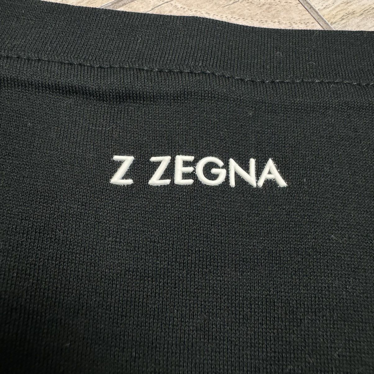 Designer Zzegna Cotton Black Classic T-Shirt Size US L / EU 52-54 / 3 - 9 Thumbnail