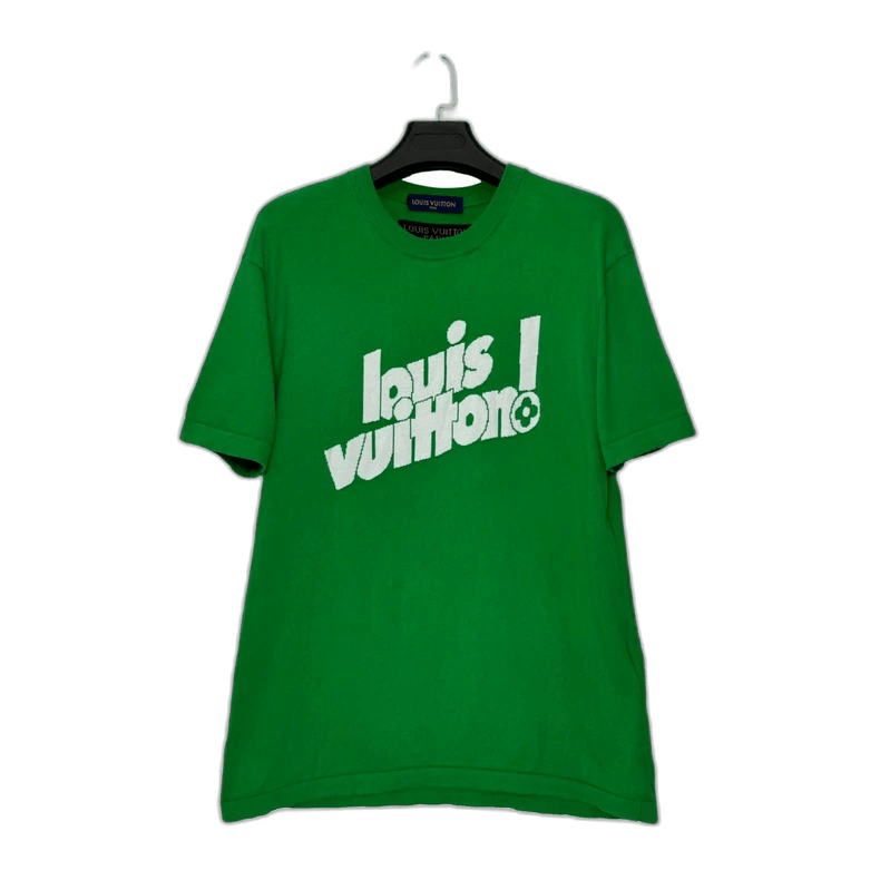 Louis Vuitton Louis Vuitton Green Short Sleeve T -2505 Size US L / EU 52-54 / 3 - 1 Thumbnail