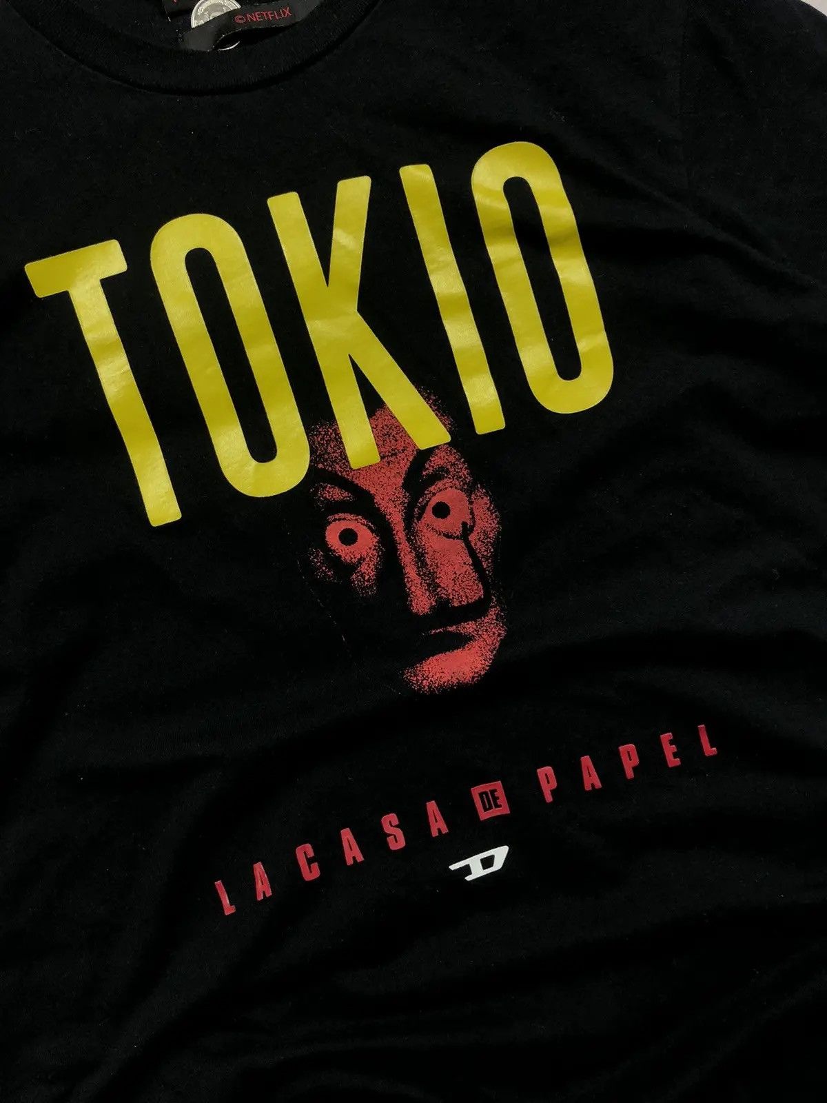 Diesel DIESEL x Netflix La Casa De Papel Big Logo TOKYO Streetwear Size US M / EU 48-50 / 2 - 6 Thumbnail