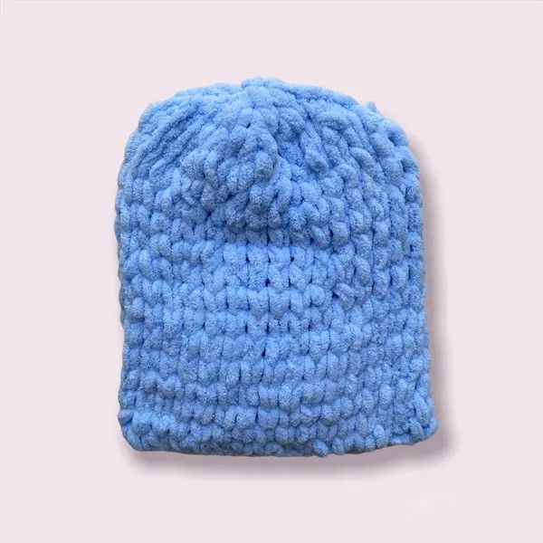 VIBE Handmade Knitted Balaclava Ski Mask Bunny Rabbit Style Size ONE SIZE - 3 Thumbnail