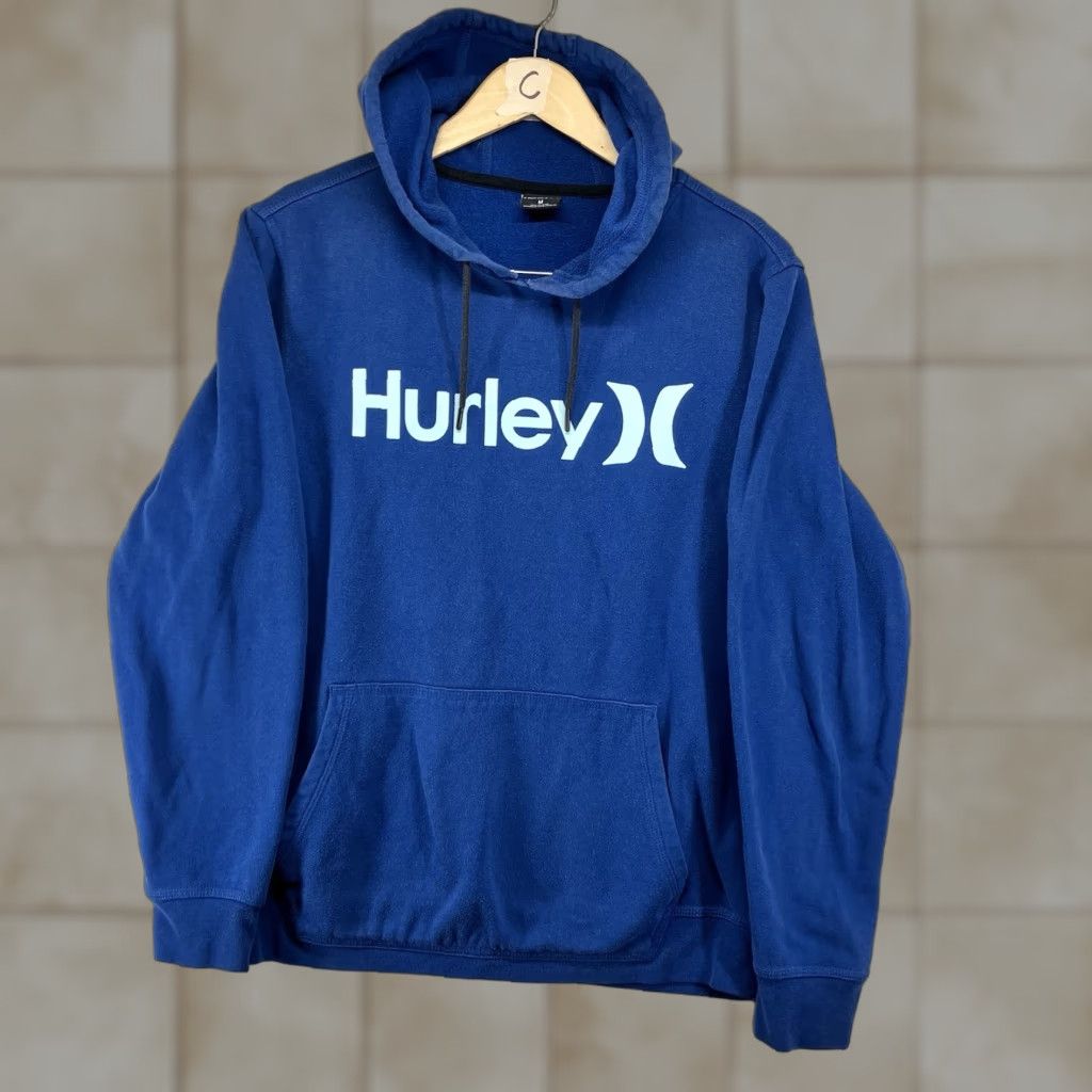 Hurley Hurley Men’s Graphic Hoodie Fleece Sweatshirt Royal Blue Medium Size US M / EU 48-50 / 2 - 1 Thumbnail