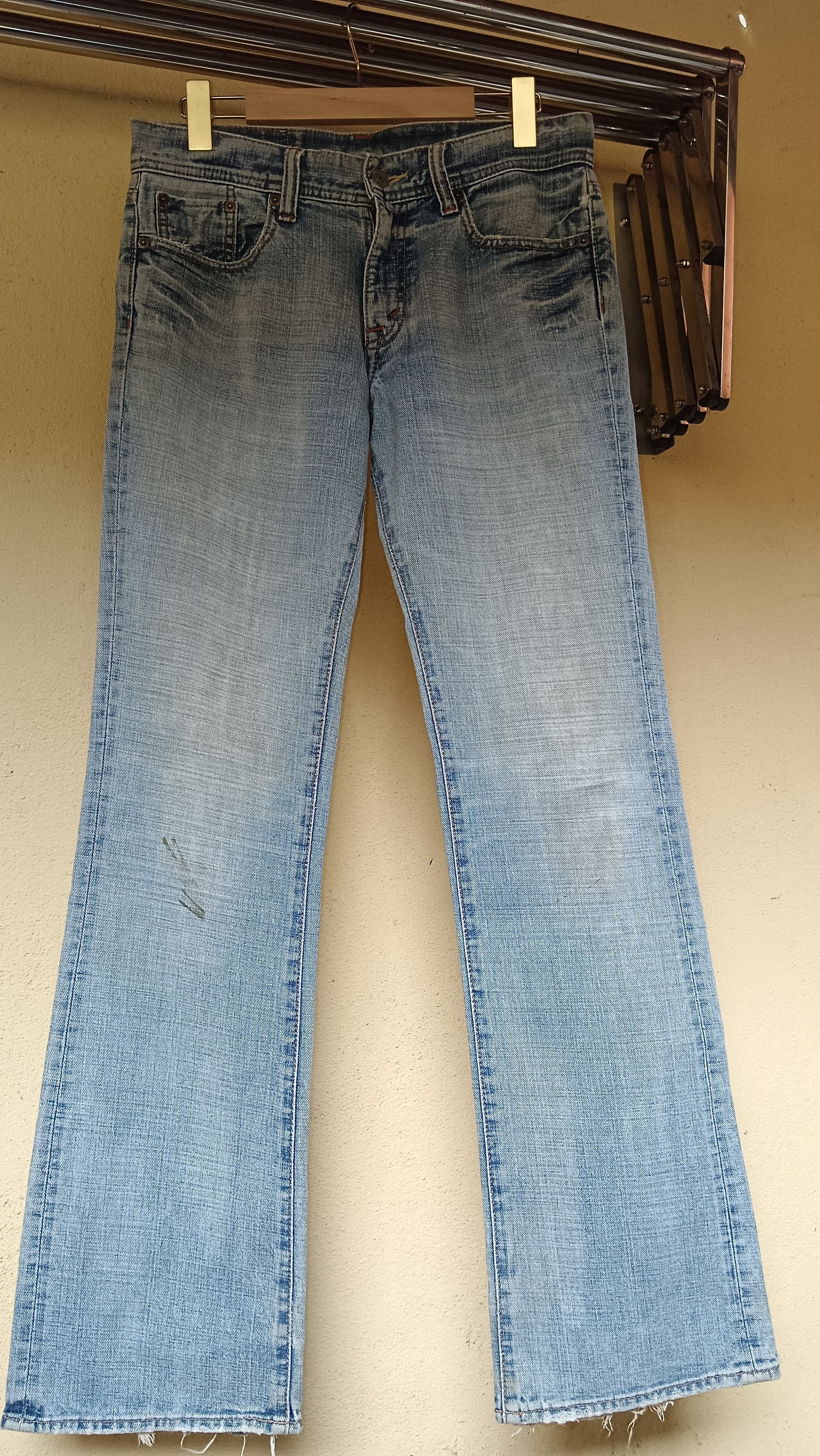 Iron Heart GLHEART Limited Edition Distressed Flare Denim Size US 30 / EU 46 - 1 Thumbnail