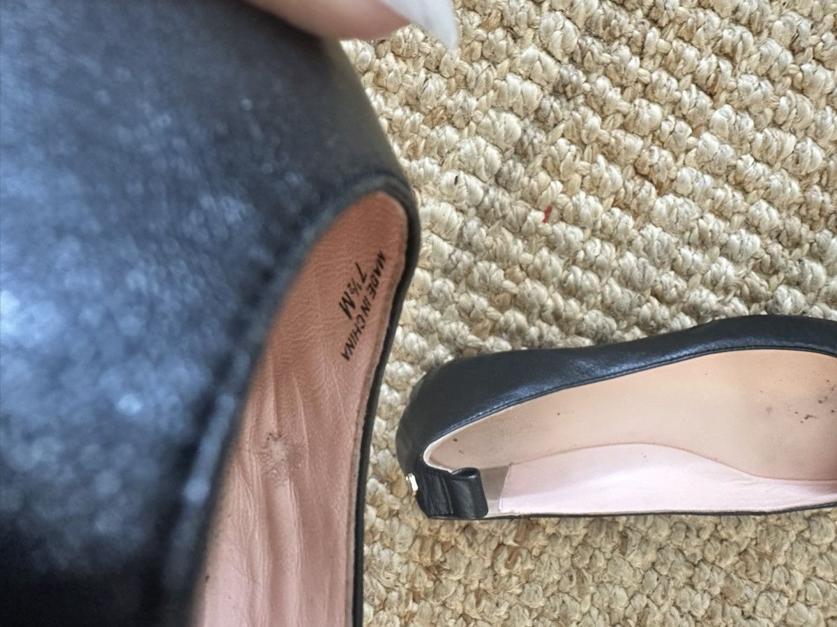 Kate Spade KATE SPADE BLACK LEATHER BALLET FLATS SIZE 7.5 Size US 7.5 / IT 37.5 - 7 Thumbnail