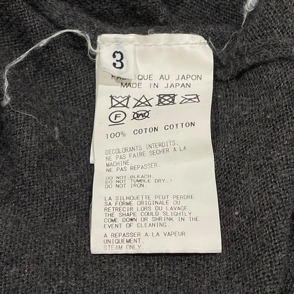 Yohji Yamamoto Yohji Yamamoto pour hommeGrey / Material: Cotton Knit Size US L / EU 52-54 / 3 - 7 Thumbnail