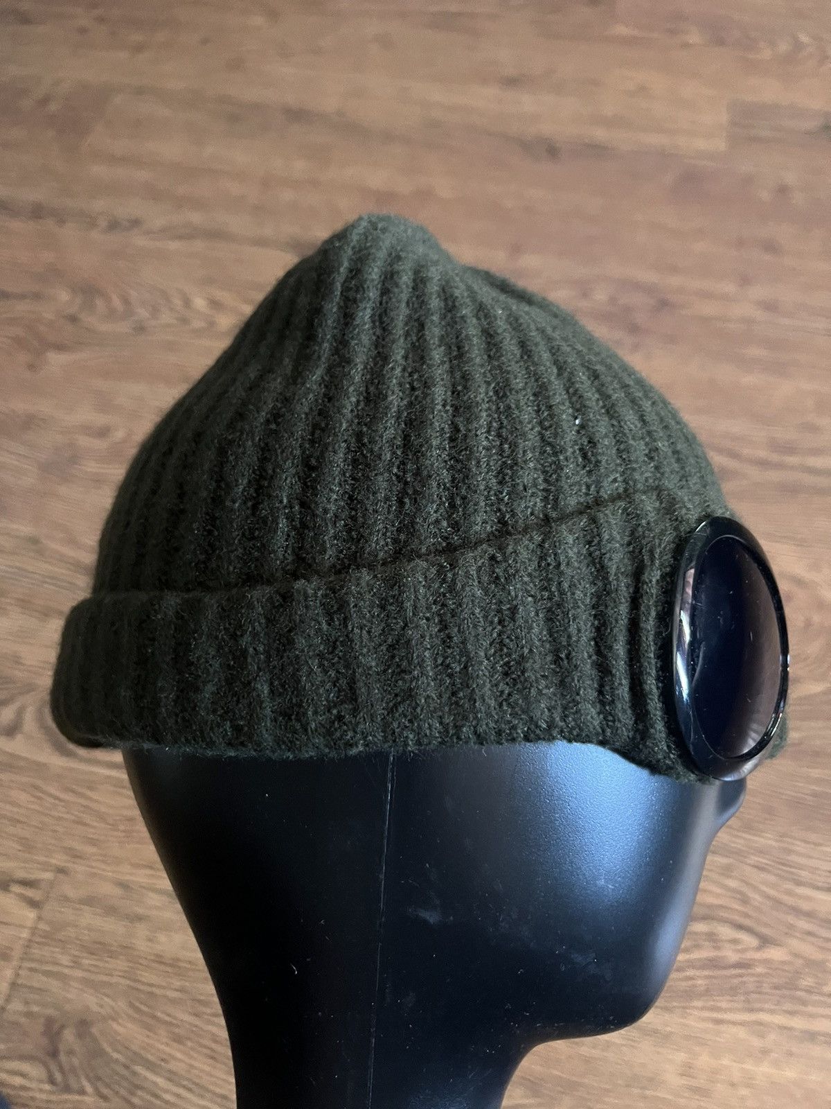C.P. Company C.P. Company Green Goggle Beanie Size ONE SIZE - 4 Thumbnail