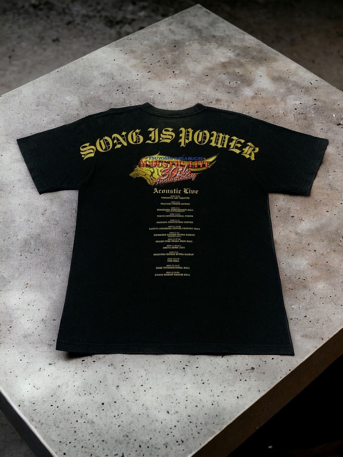 Japanese Brand Vintage Y2K Song Is Power Japan Band Tour Tee Size US M / EU 48-50 / 2 - 1 Thumbnail