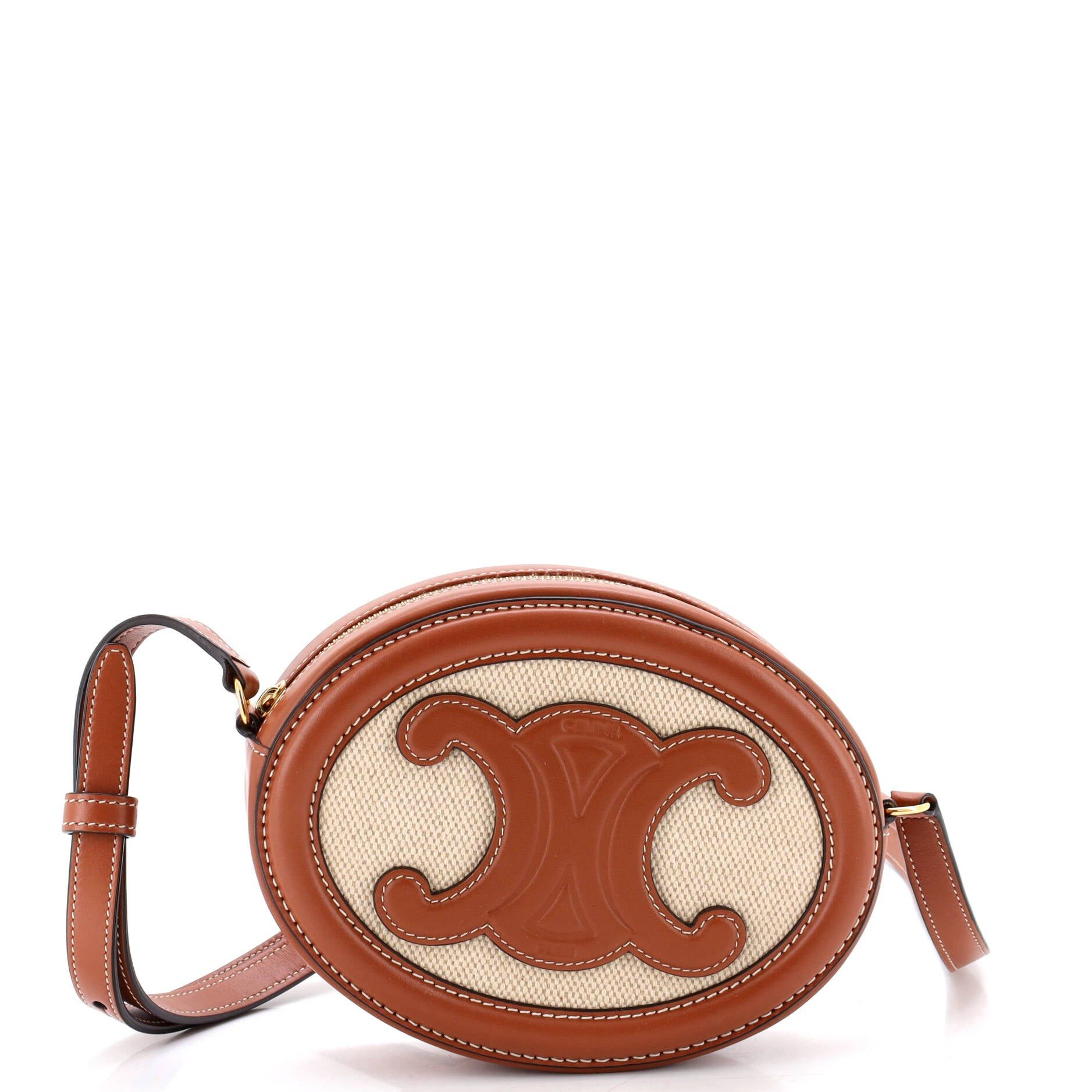 Celine Triomphe Oval Crossbody Bag Size ONE SIZE - 1 Thumbnail