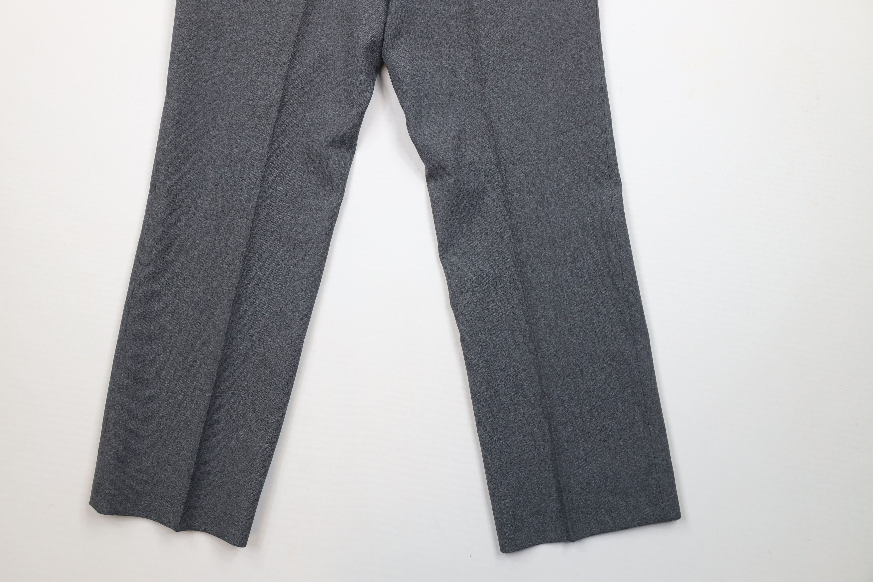 Vintage Vintage 70s Streetwear Wide Leg Chino Pants Heather Gray USA Size US 28 / EU 44 - 11 Thumbnail