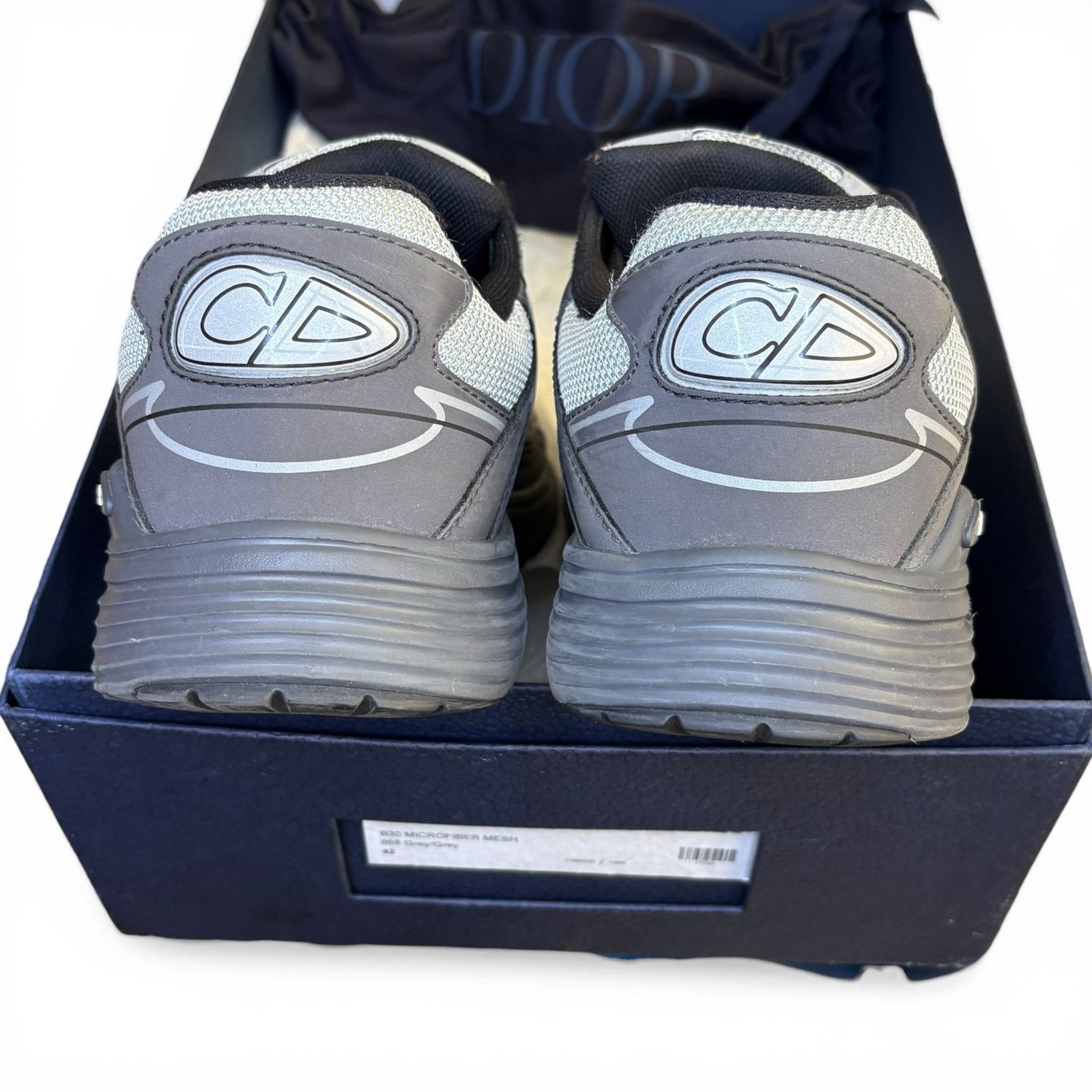 Dior Dior B30 Dark Grey Sneakers | Size 42 (9US) Size US 9 / EU 42 - 5 Thumbnail