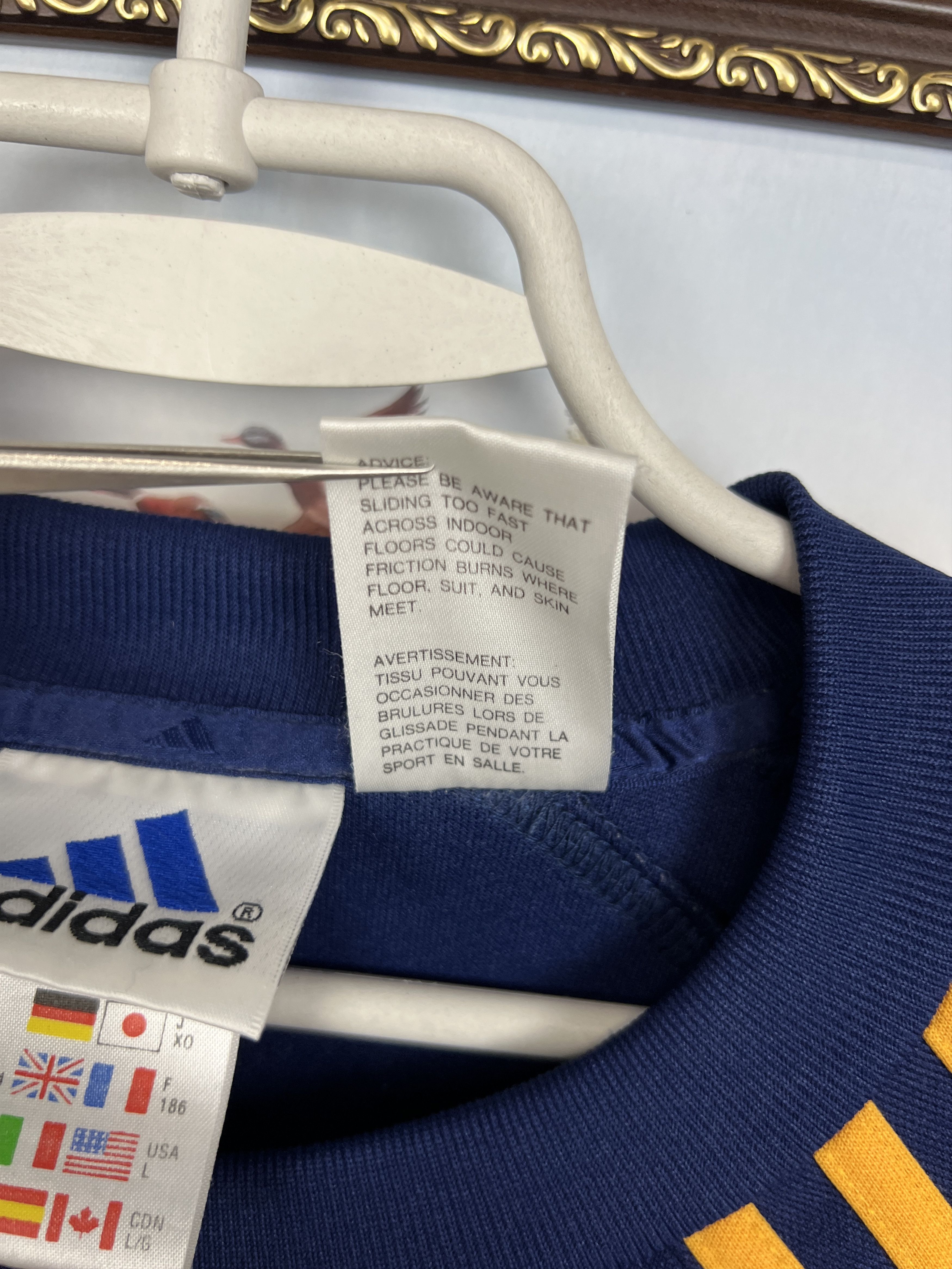 Adidas Vintage 90's Adidas Ajax Amsterdam Football Sweatshirt Size US L / EU 52-54 / 3 - 10 Thumbnail