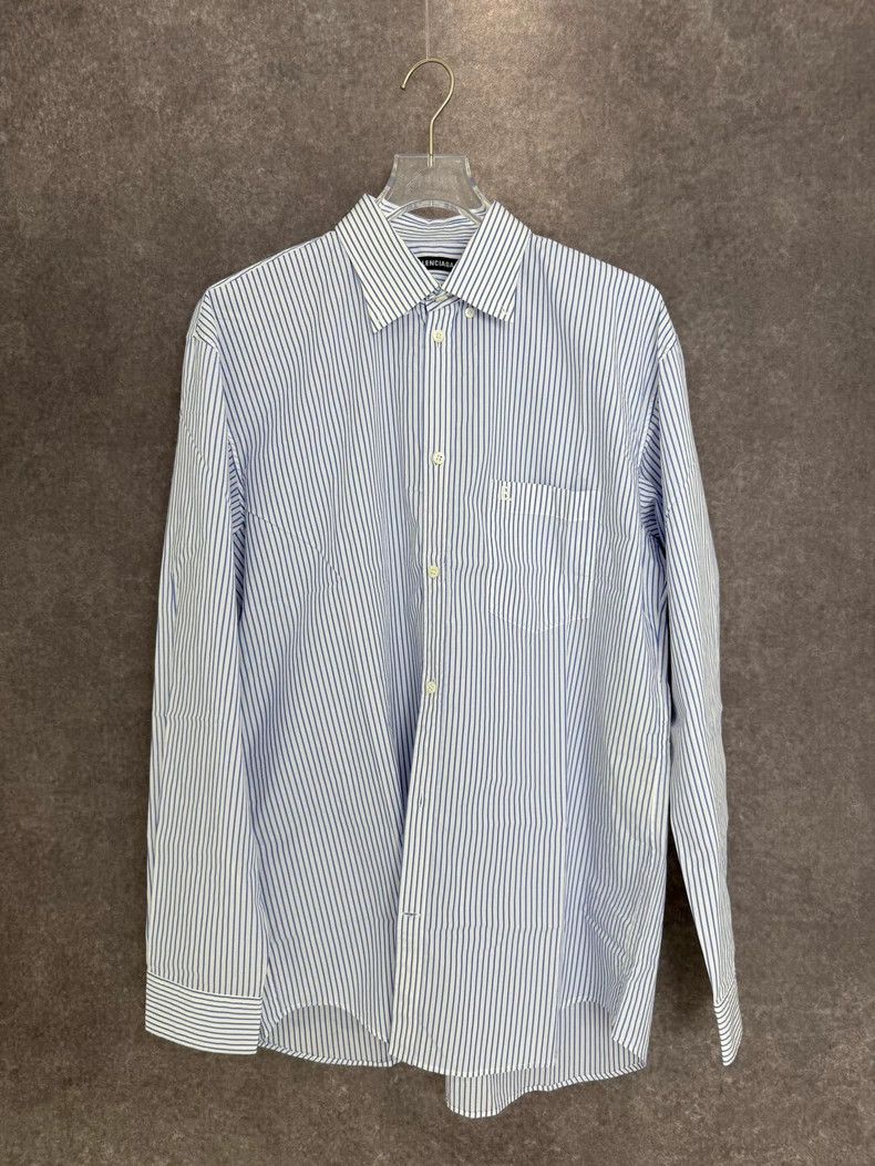 Balenciaga Balenciaga size 38 Letter on the back of striped shirt Size S / US 4 / IT 40 - 2 Thumbnail