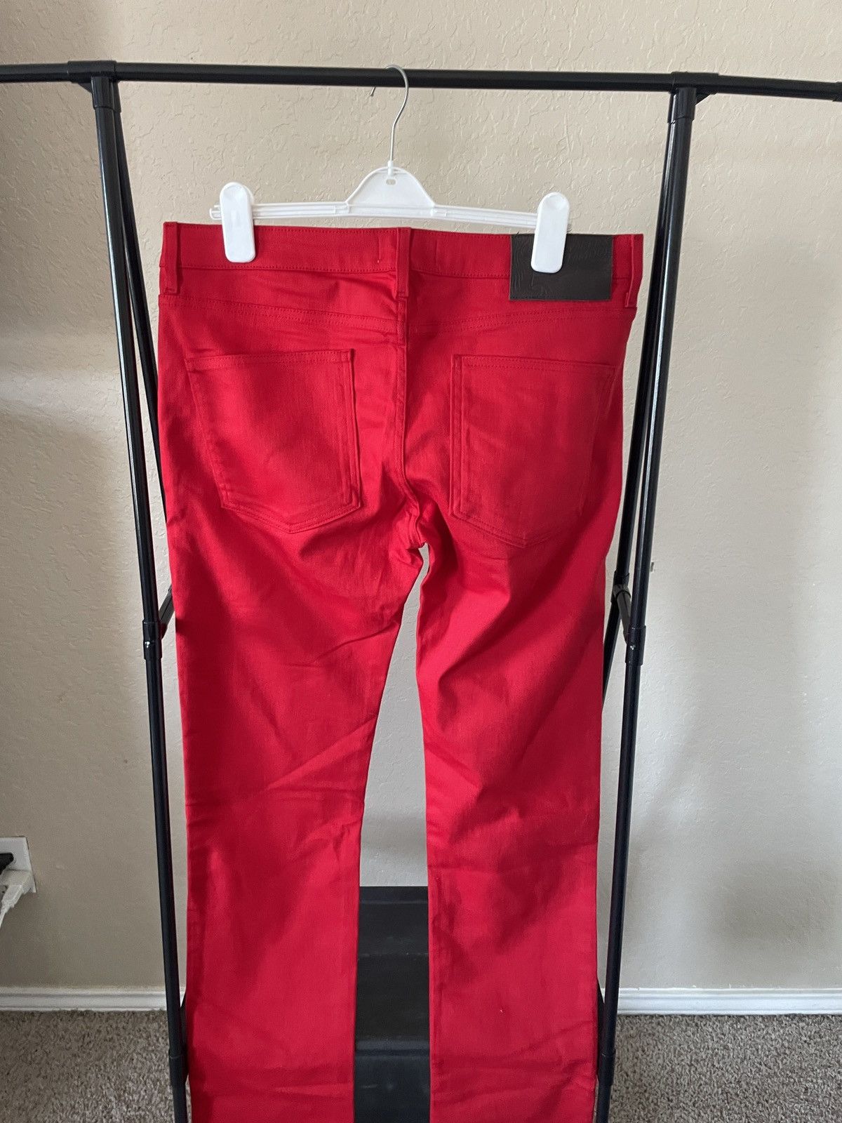 Naked & Famous Skinny Guy (Red Dragon Power stretch) denim jeans Size US 38 / EU 54 - 6 Thumbnail