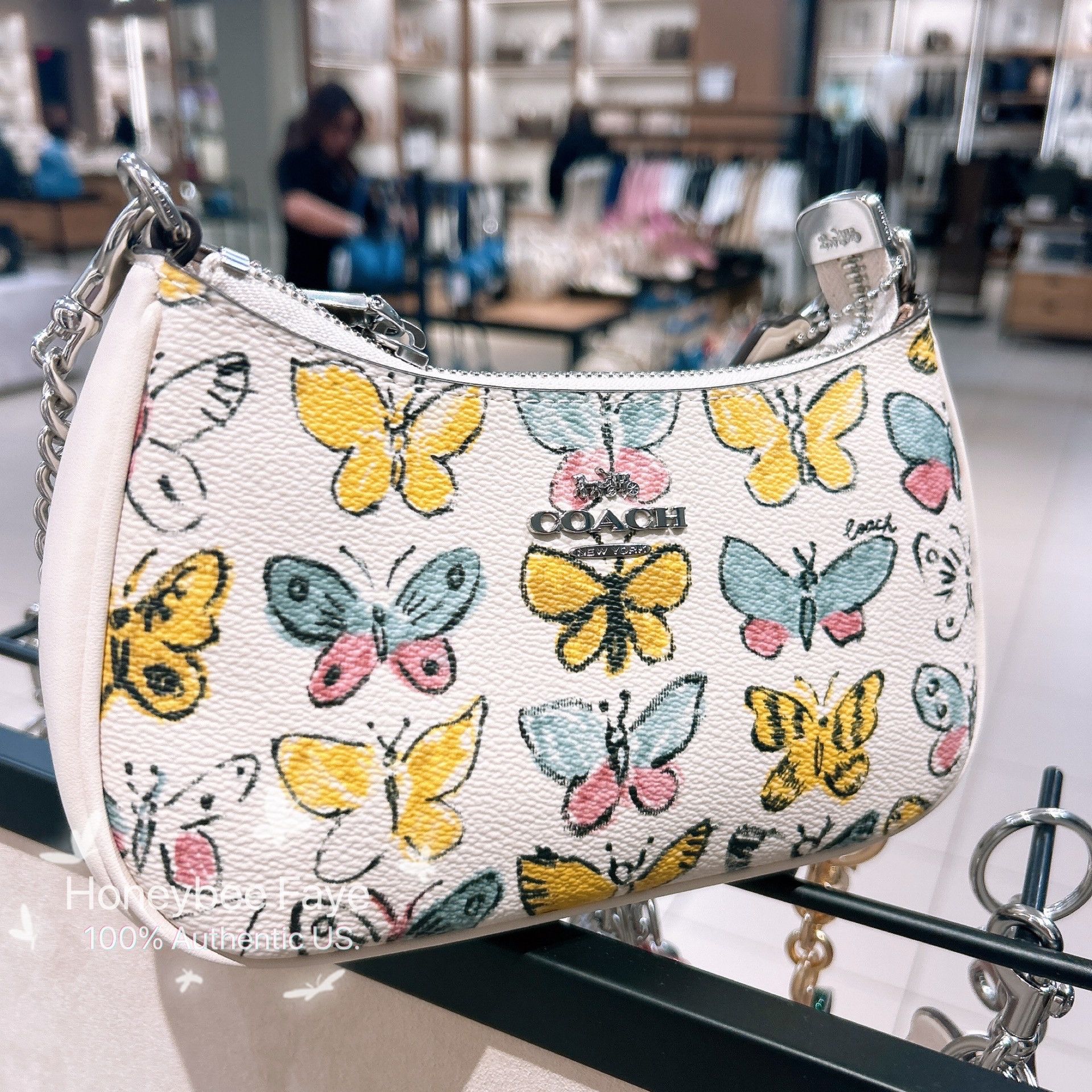 Coach Teri Mini Crossbody Bag With Butterfly Print CAJ94 Size ONE SIZE - 2 Thumbnail