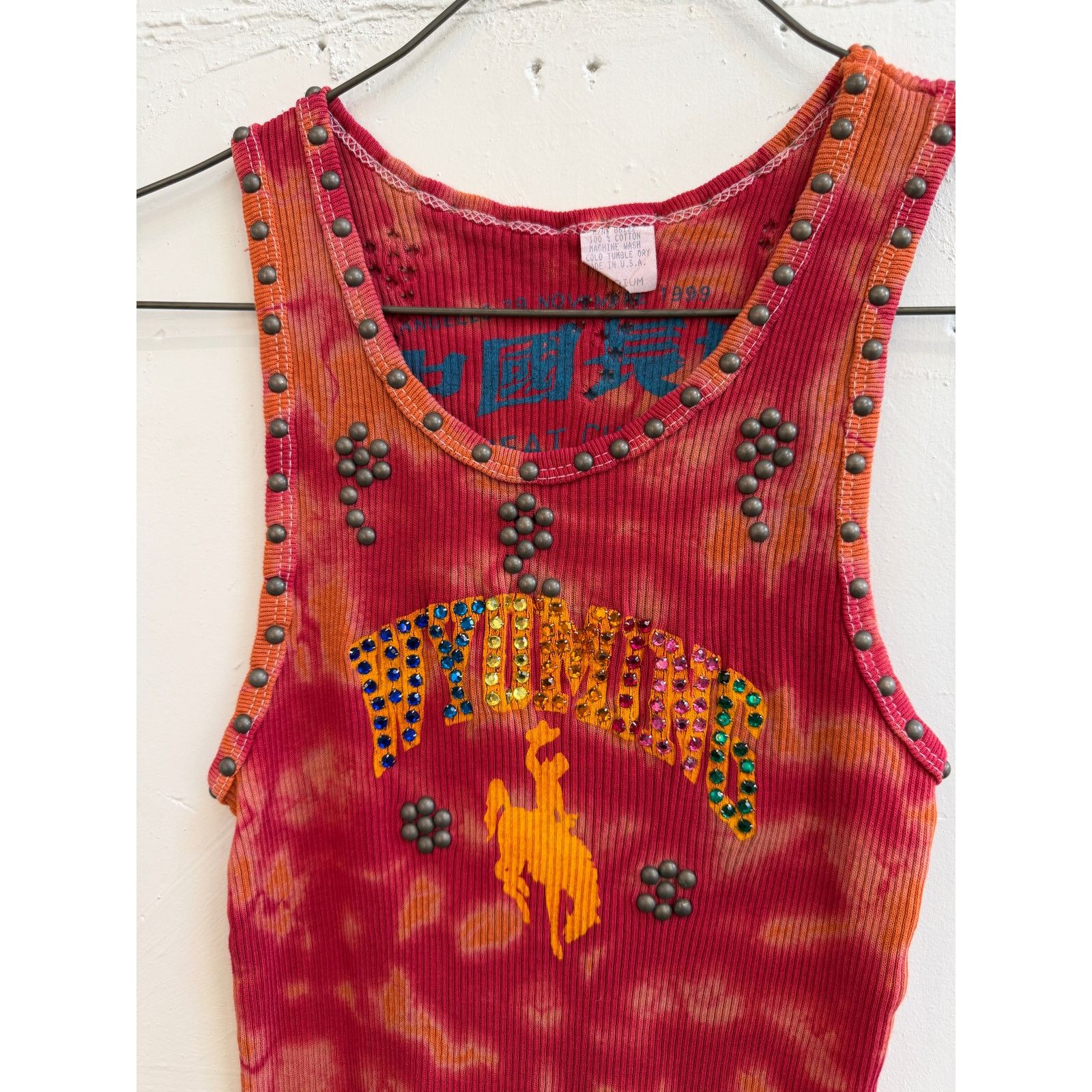 The Great China Wall Great China Wall x Hot Mess Tie Dye Studded Tank Top Size M / US 6-8 / IT 42-44 - 2 Thumbnail