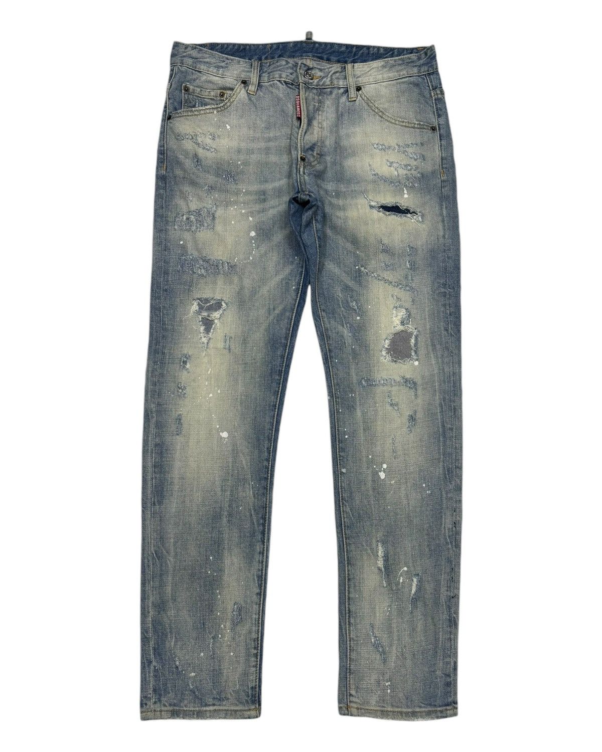 Dsquared2 DSQUARED2 🇮🇹 PUNK DISTRESSED DENIM ROCKSTAR JEANS Size US 34 / EU 50 - 8 Thumbnail
