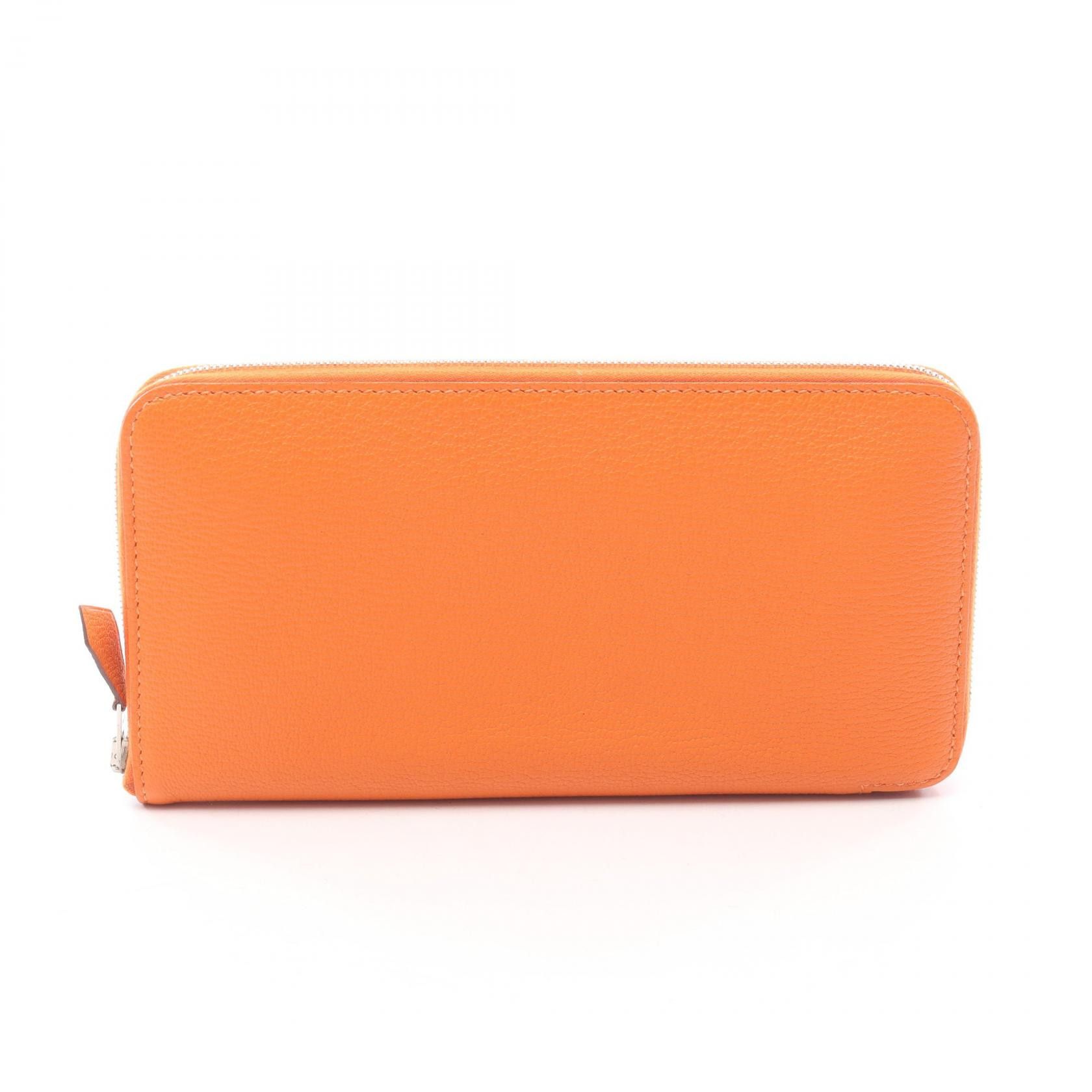 Hermes Hermes Hermes Azap Long SilkIn Chevre Long Wallet Leather Long Wallet P DUTY FREE for USA Size ONE SIZE - 1 Thumbnail