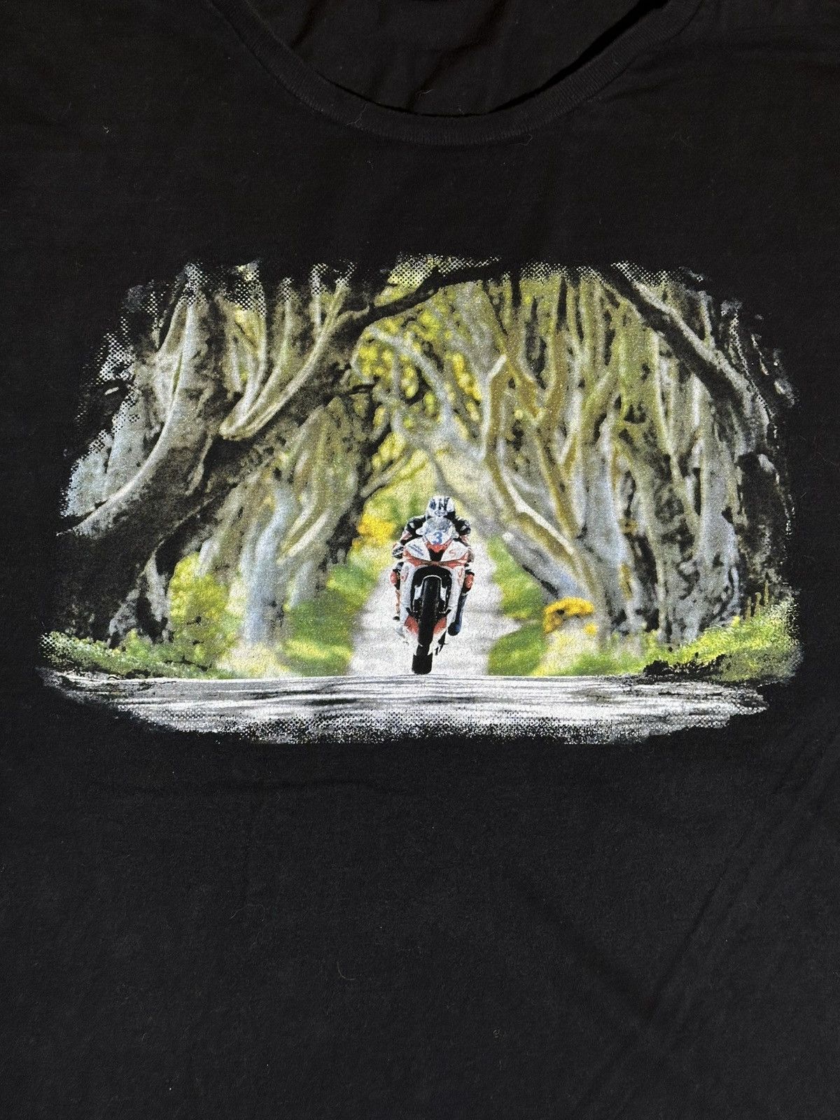 Other Racing Motorcycle with forest background gildan Tshirt Size US XXL / EU 58 / 5 - 3 Thumbnail