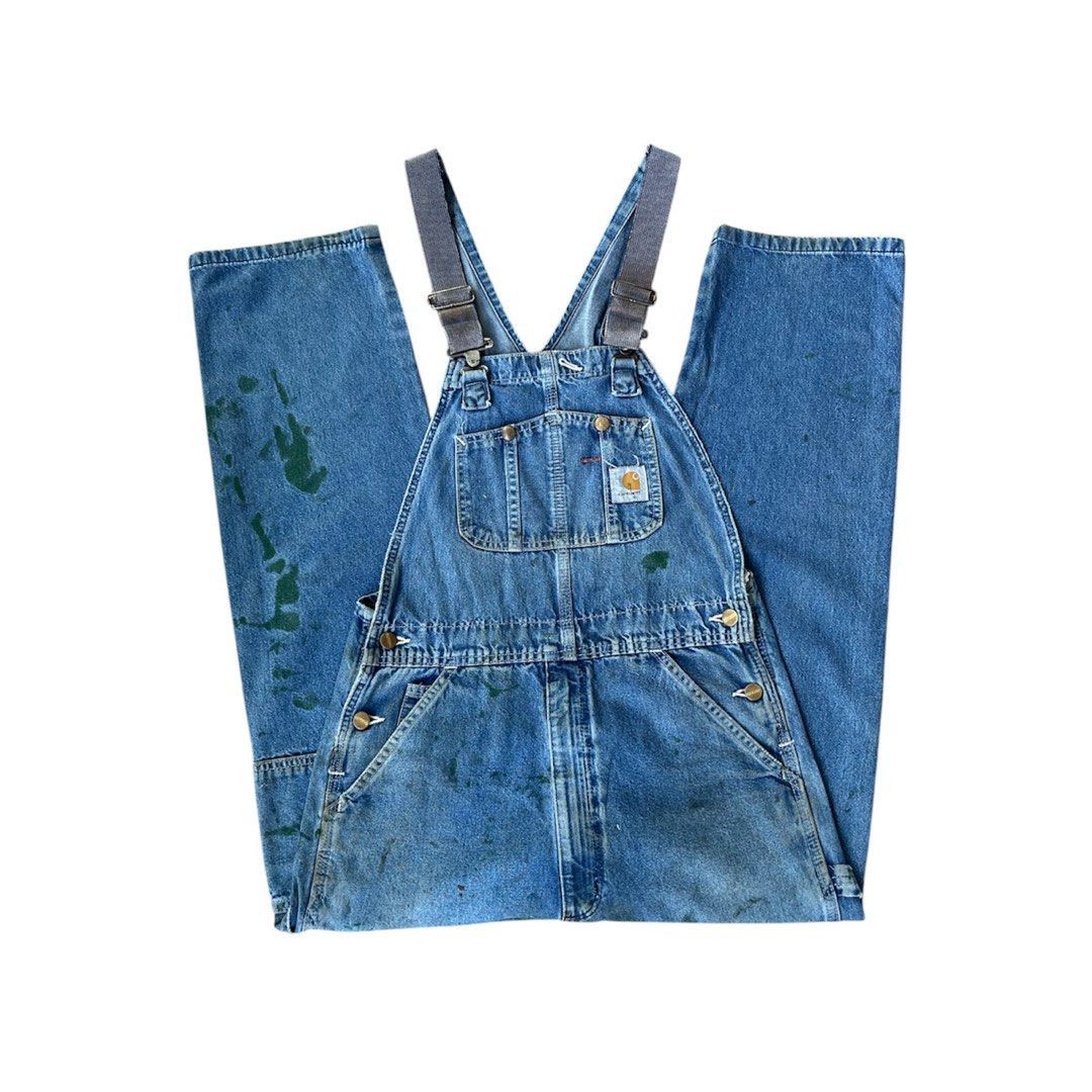 Carhartt × Vintage Overall carhartt vintage denim Size US 32 / EU 48 - 1 Thumbnail