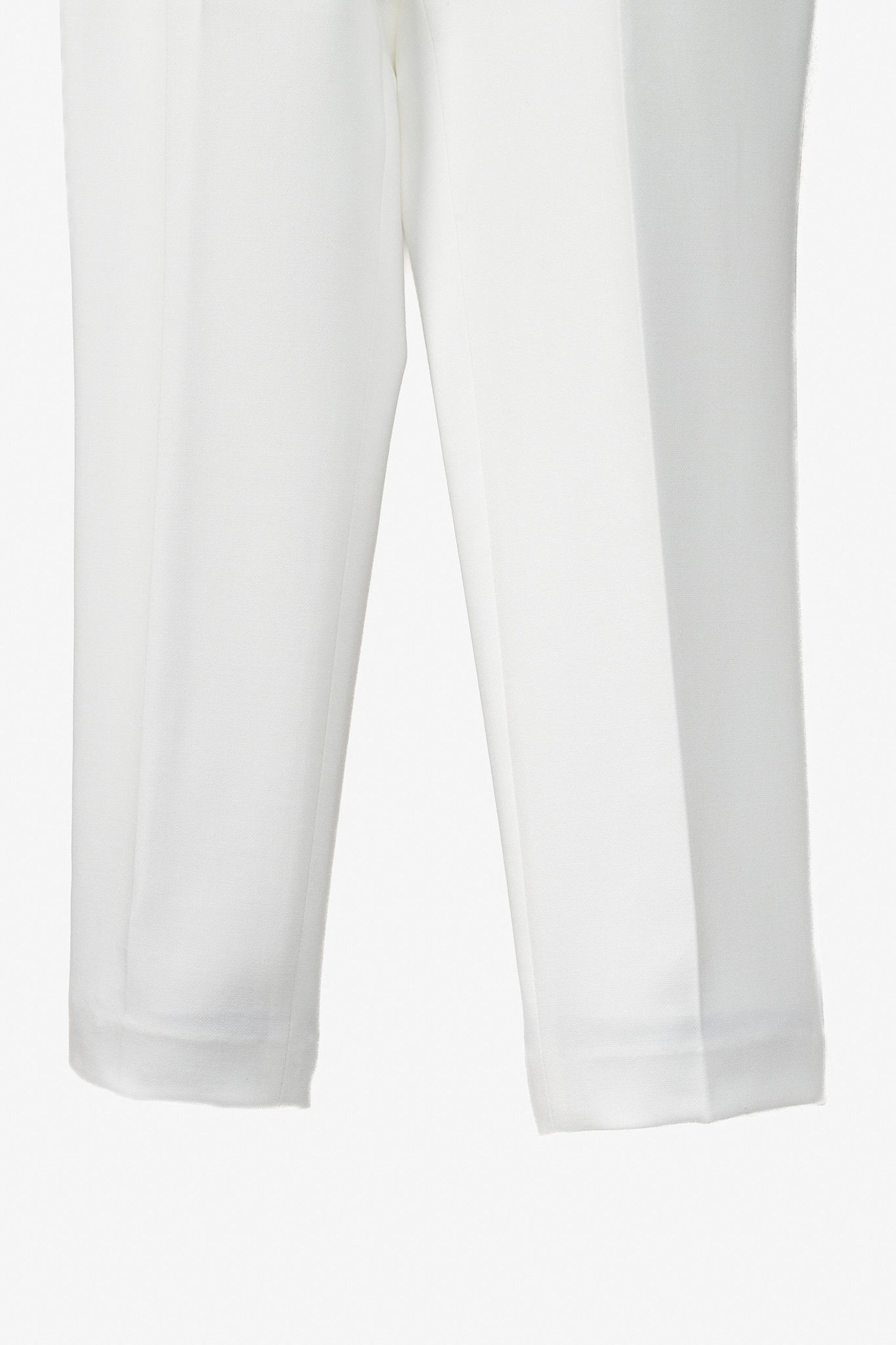Hugo Boss Boss White Front Centre Crease Suit Trouser Pant Size 28" / US 6 / IT 42 - 6 Thumbnail