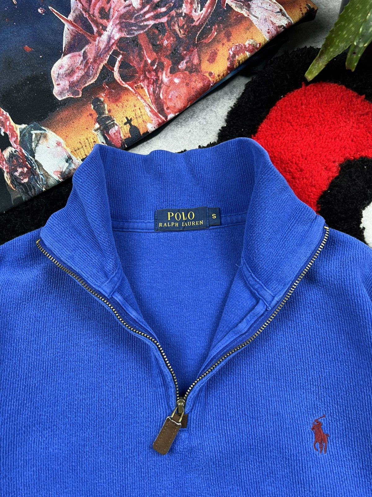 Ralph Lauren Vintage Polo Ralph Lauren Old Money Oversized 1/4 Sweatshirt Size US S / EU 44-46 / 1 - 5 Thumbnail