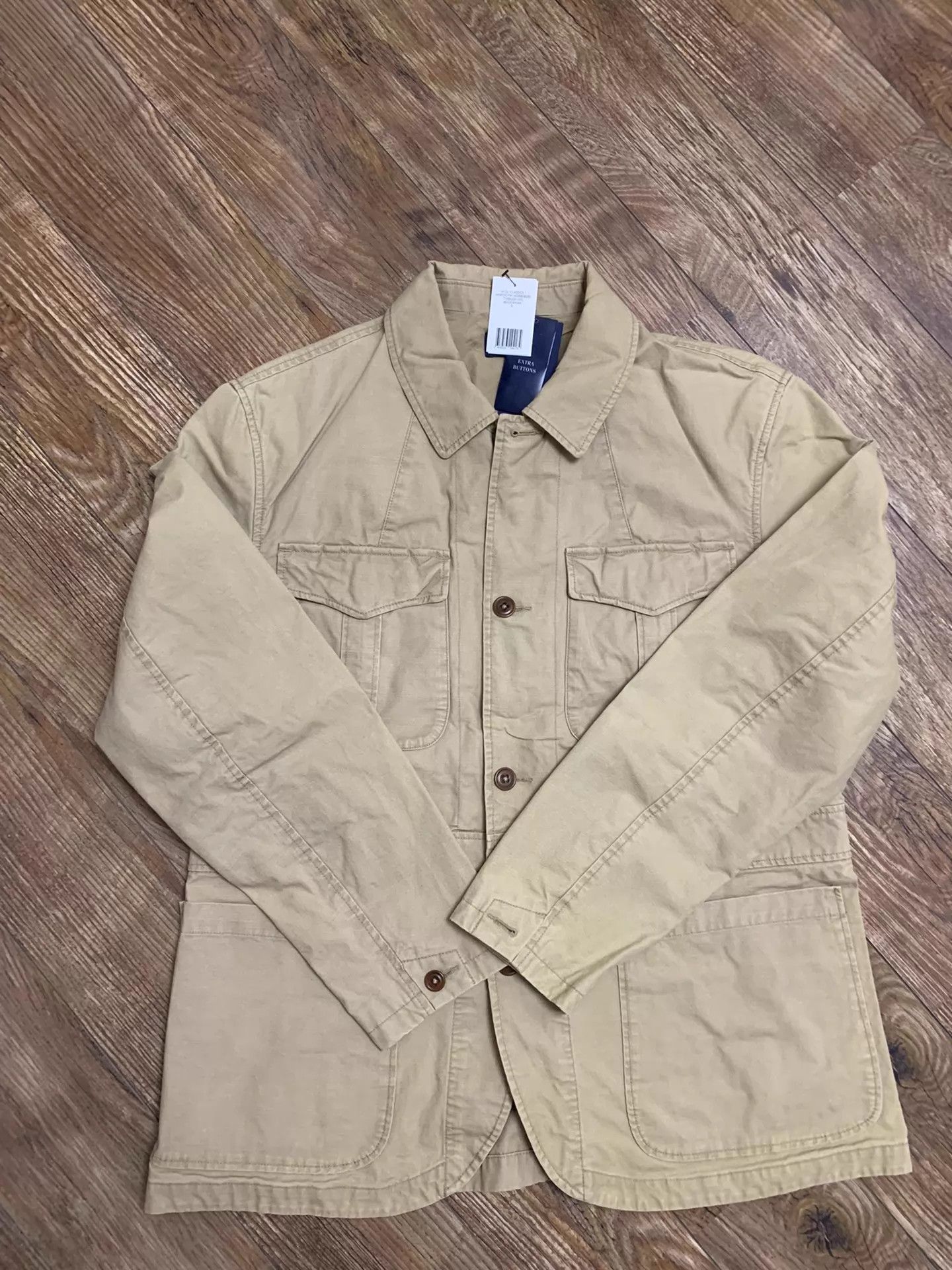 Polo Ralph Lauren RL Men's Vintage Washed Cotton 4-Pocket Jacket XL Size US XL / EU 56 / 4 - 2 Thumbnail