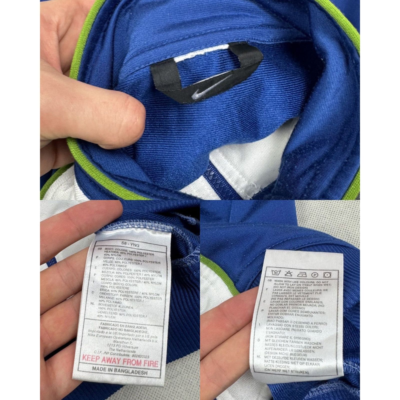 Nike Nike Men Swoosh Long Sleeve Full Zip Track Jacket Size US L / EU 52-54 / 3 - 2 Thumbnail