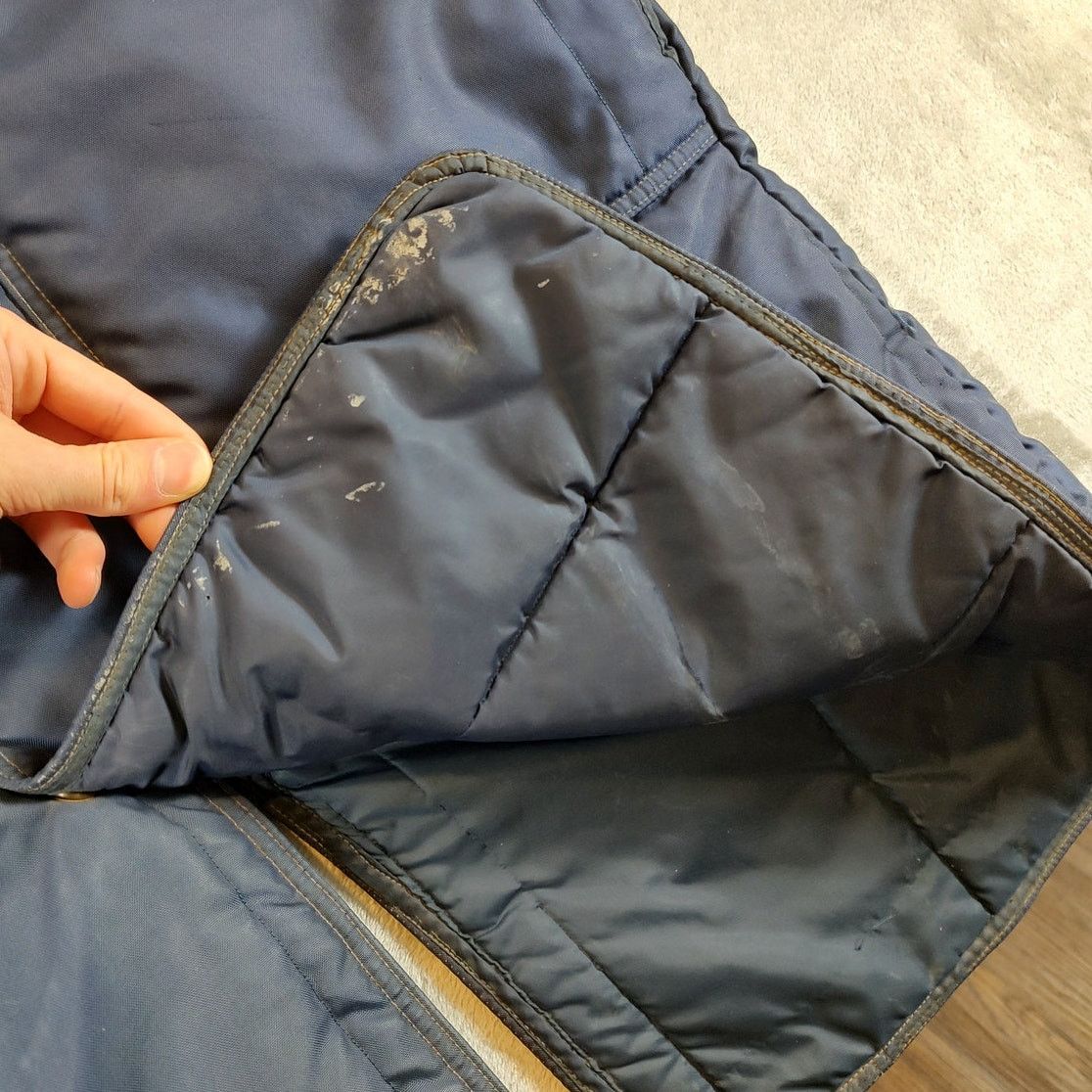 Refrigiwear VINTAGE RefrigiWear Jacket Mens L Navy Blue Puffer Size US L / EU 52-54 / 3 - 9 Thumbnail