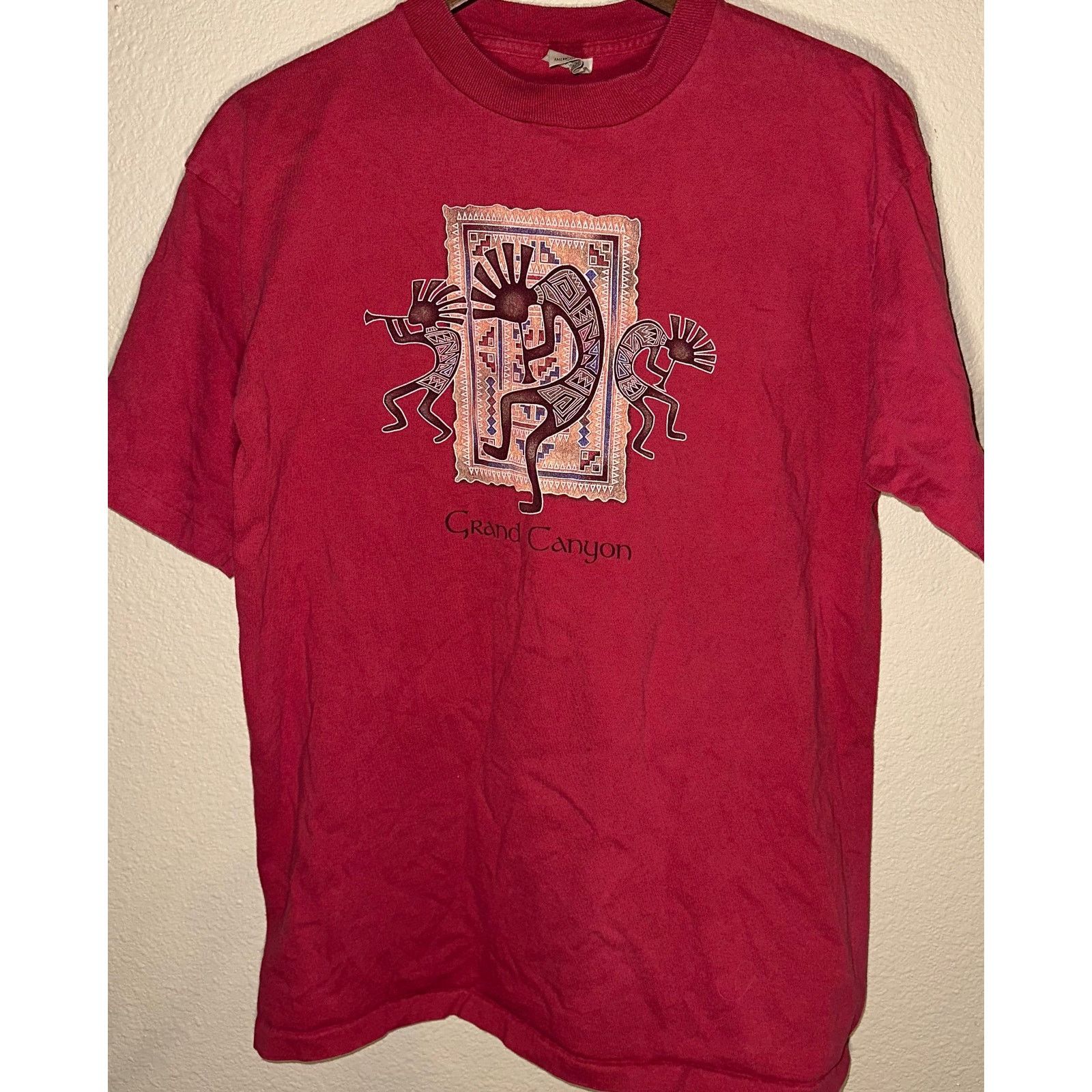 Other 🟥 Vintage Canyon Tribal Tee – Prairie Mountain USA (L) Size US L / EU 52-54 / 3 - 1 Thumbnail